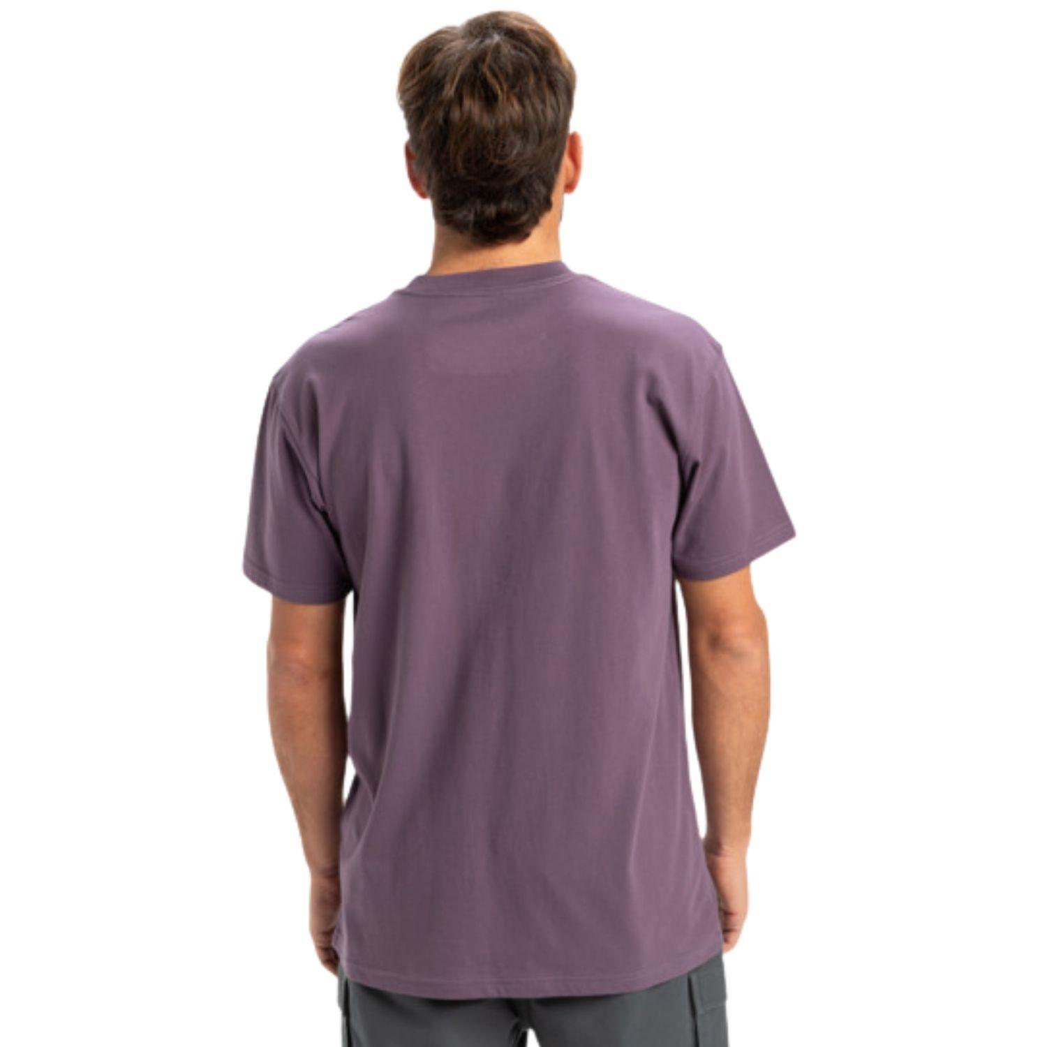 Quiksilver Ev Mini Logo Erkek Mor Tişört
