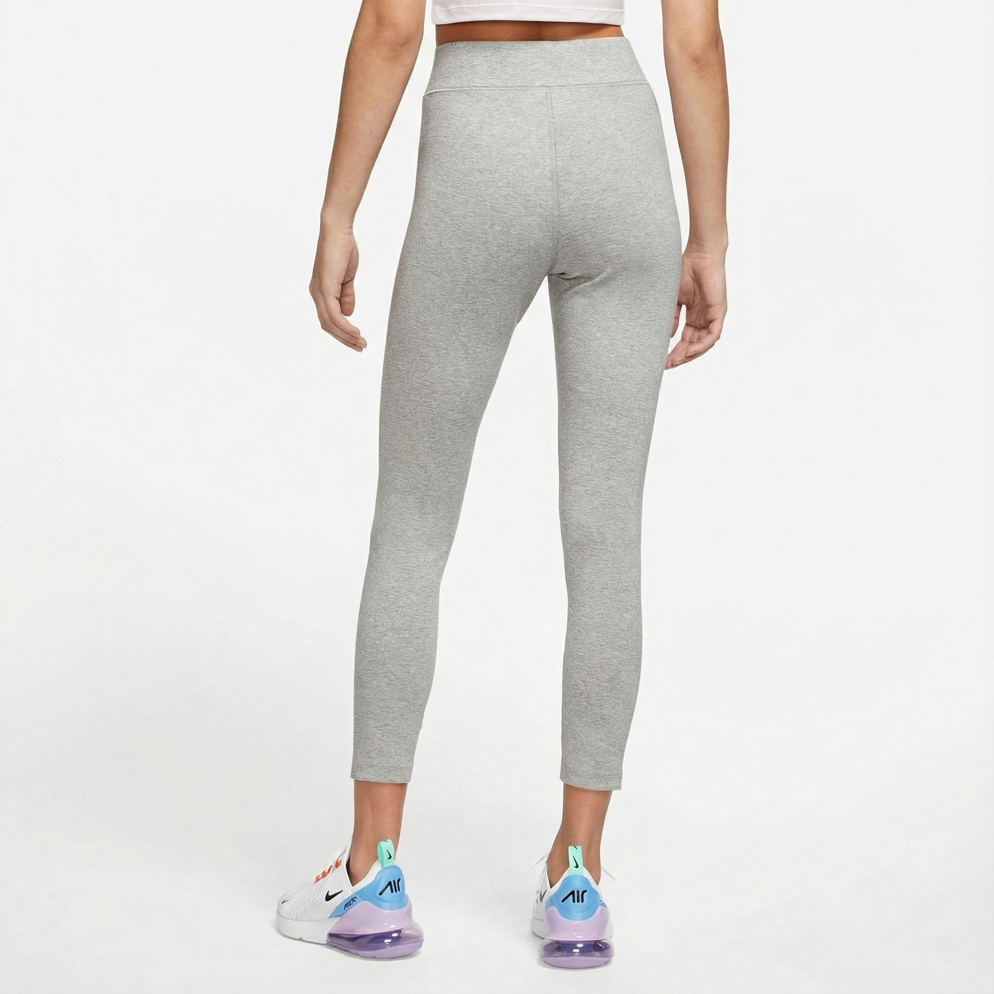 Nike Sportswear Classic High Rise 7/8 Kadın Gri Tayt