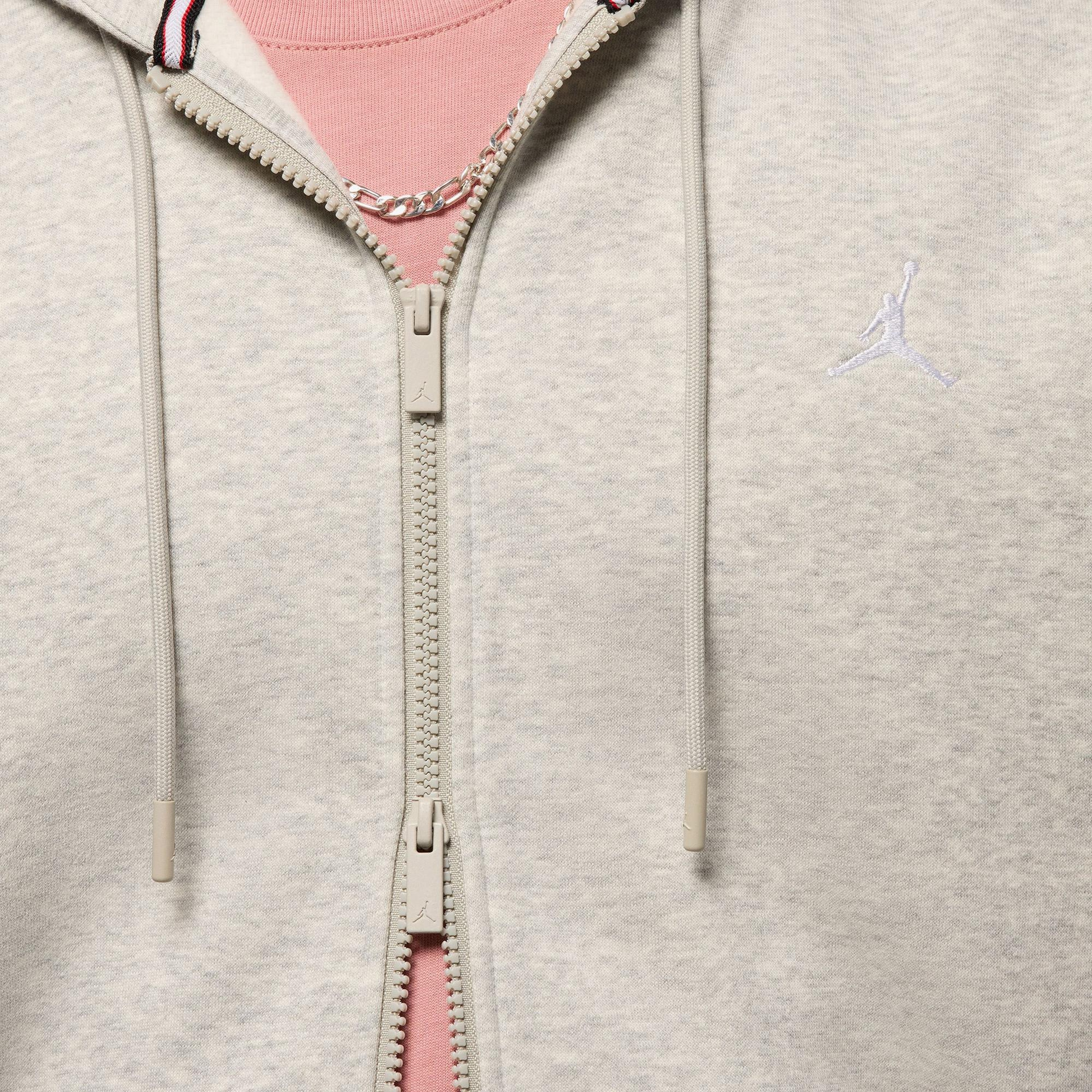 Jordan Brooklyn Fleece Erkek Gri Hoodie