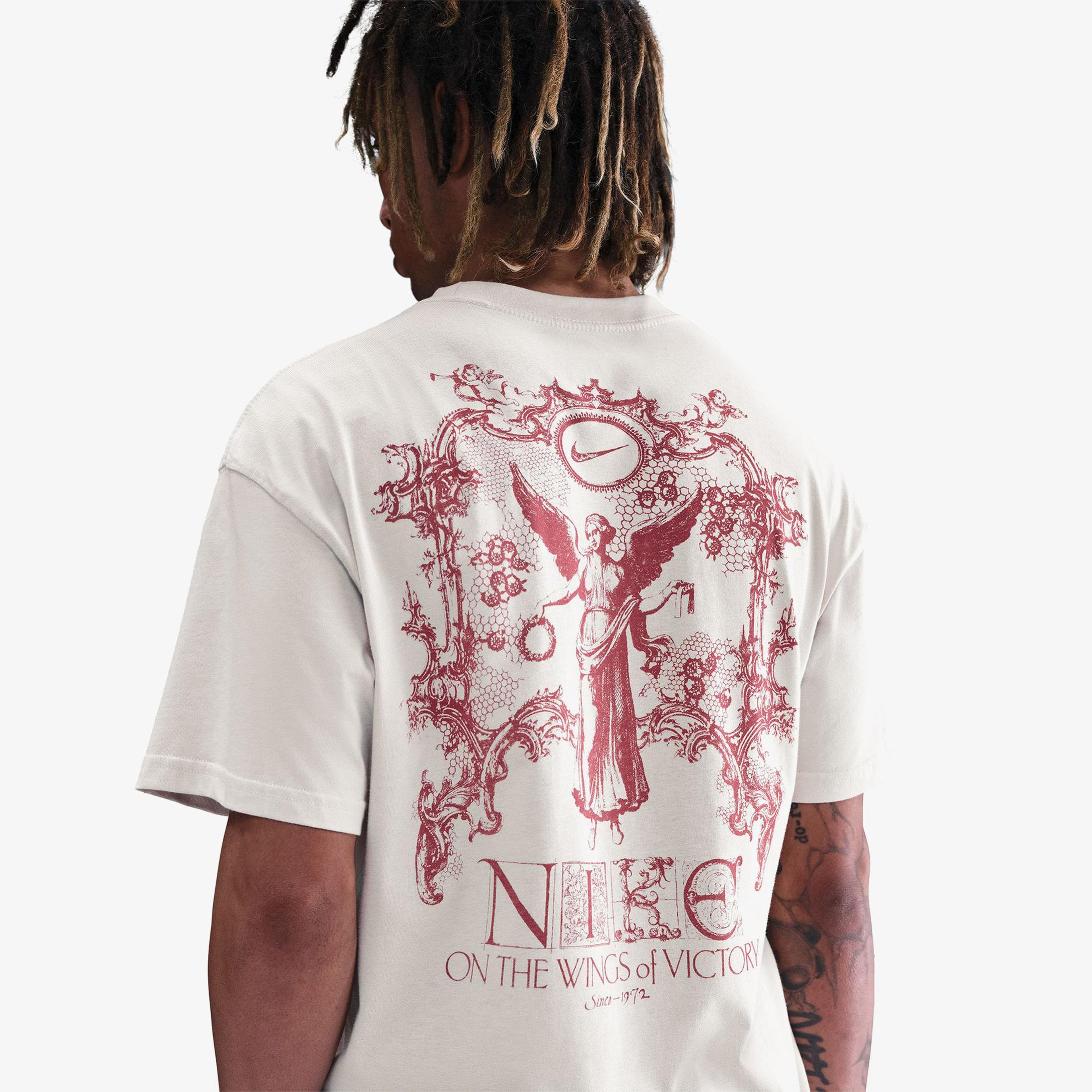 Nike Sportswear M90 Wings Victory Erkek Beyaz T-Shirt