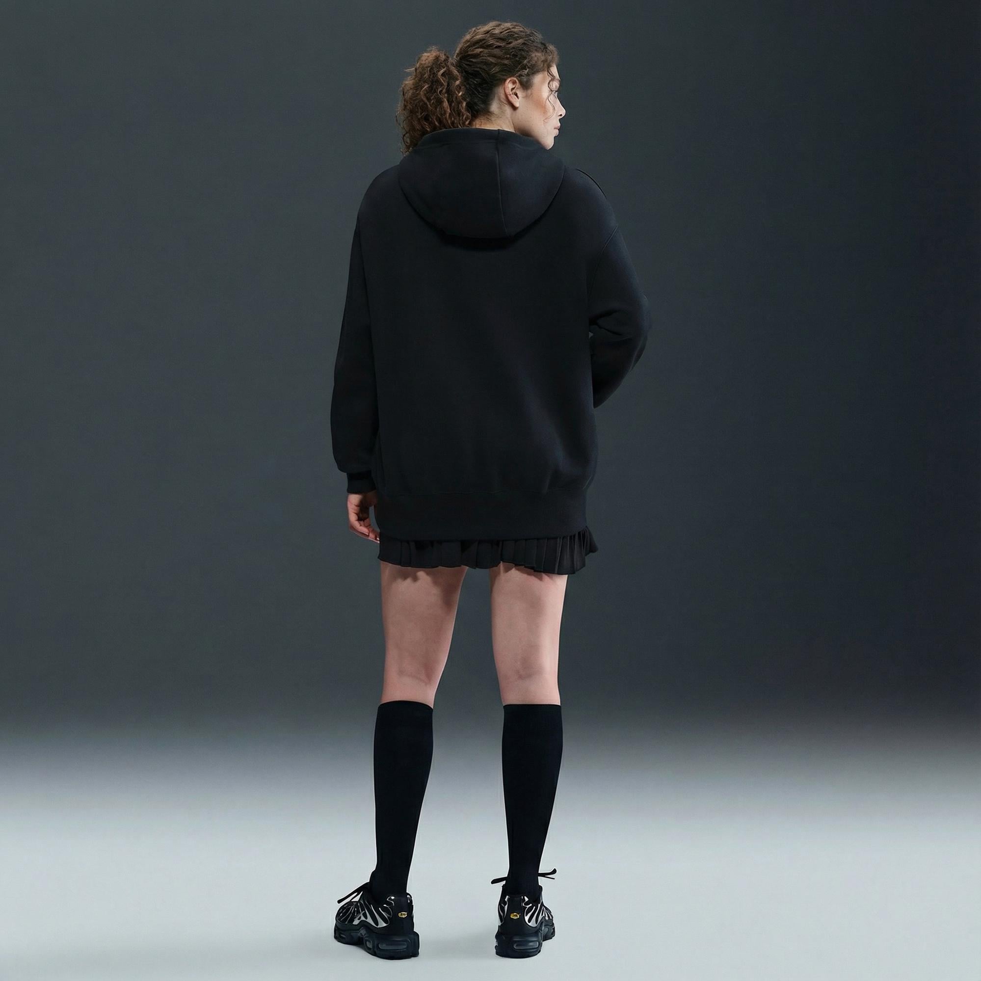 Nike Sportswear Phoenix Fleece Kadın Siyah Hoodie