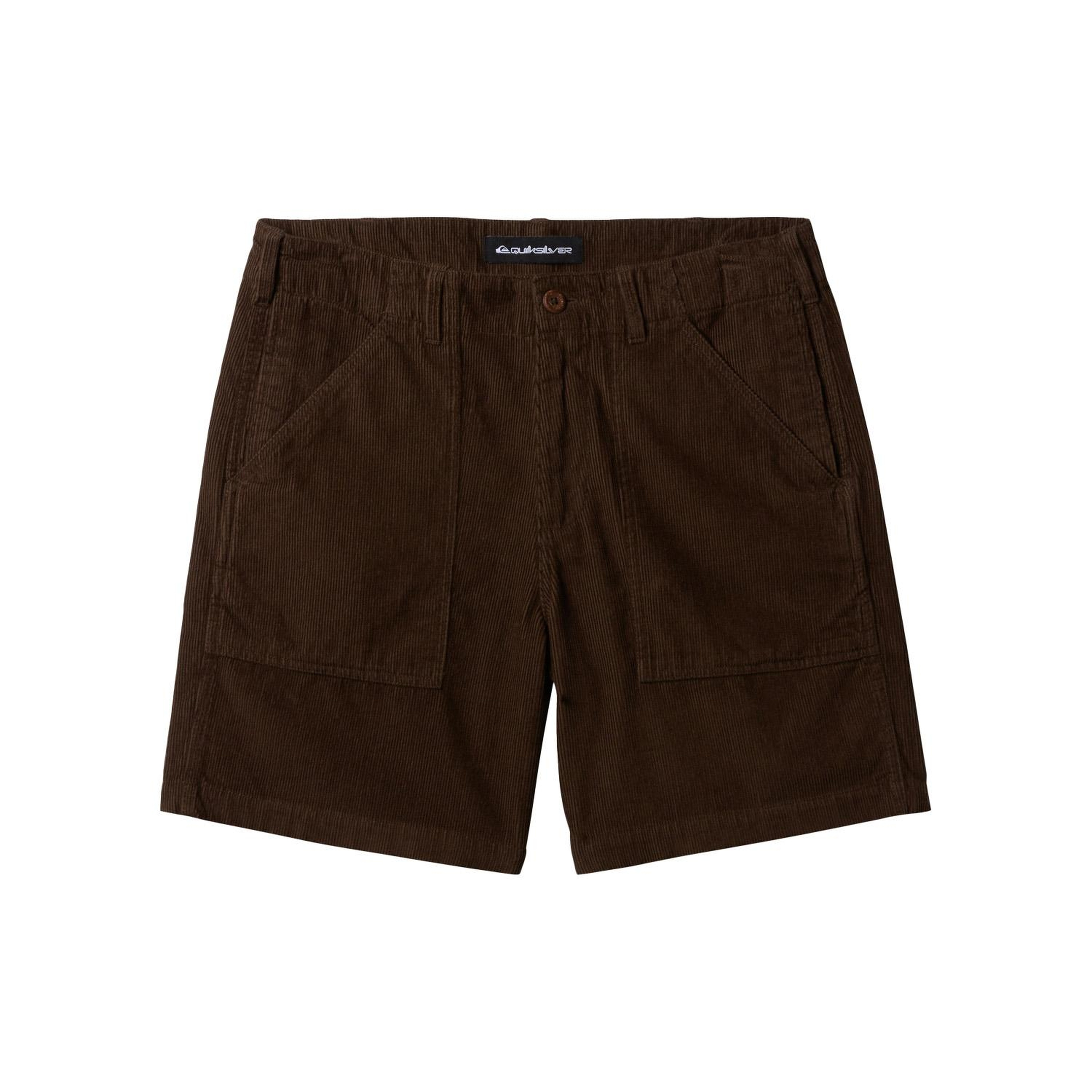 Quiksilver Surf Fatigue Cord Erkek Kahverengi Walkshort