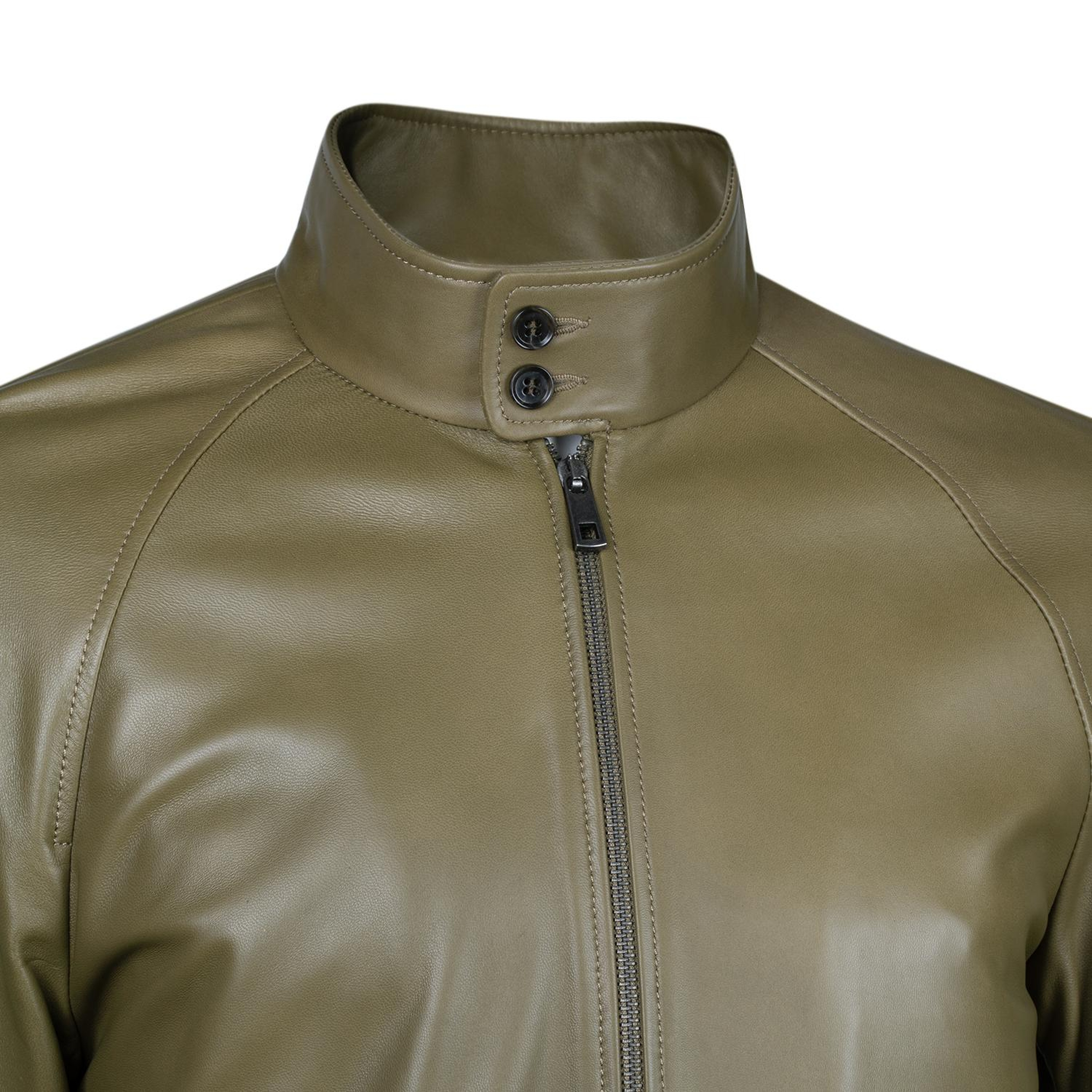 Akando Haki Erkek Bomber Deri Ceket