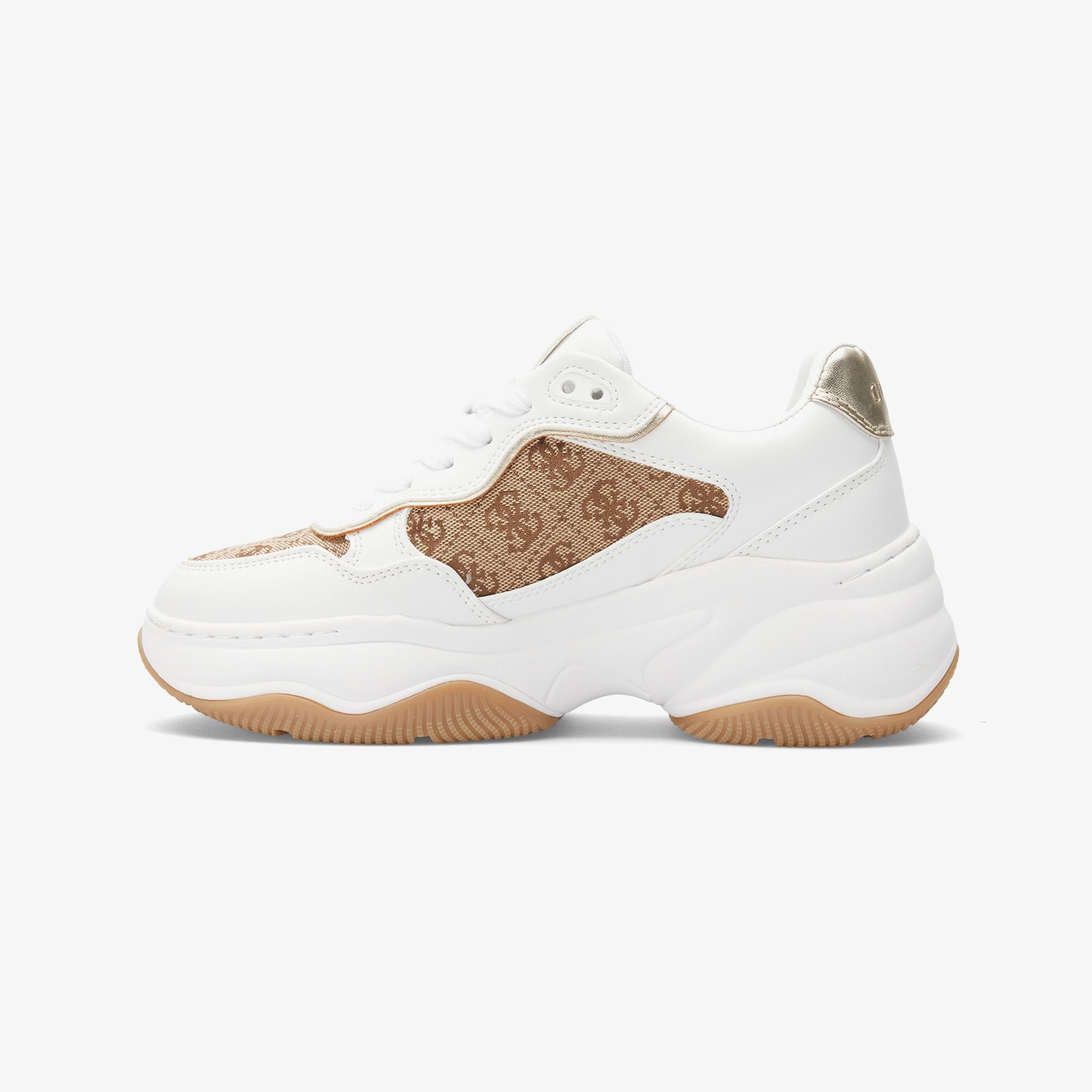 Guess Happy Kadın Beyaz Sneaker