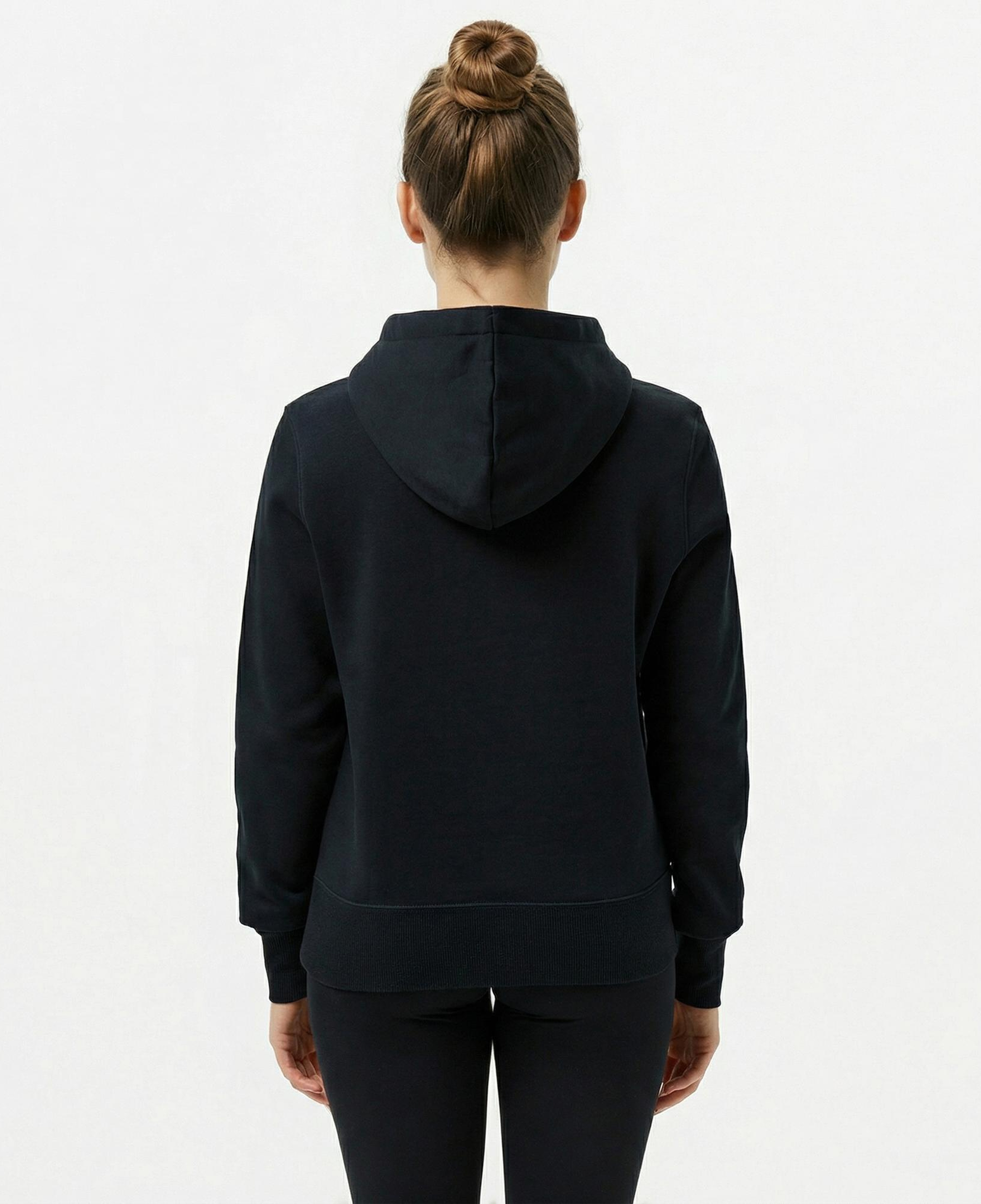 Nike Sportswear Phoenix Fleece Kadın Siyah Kapüşonlu Hoodie