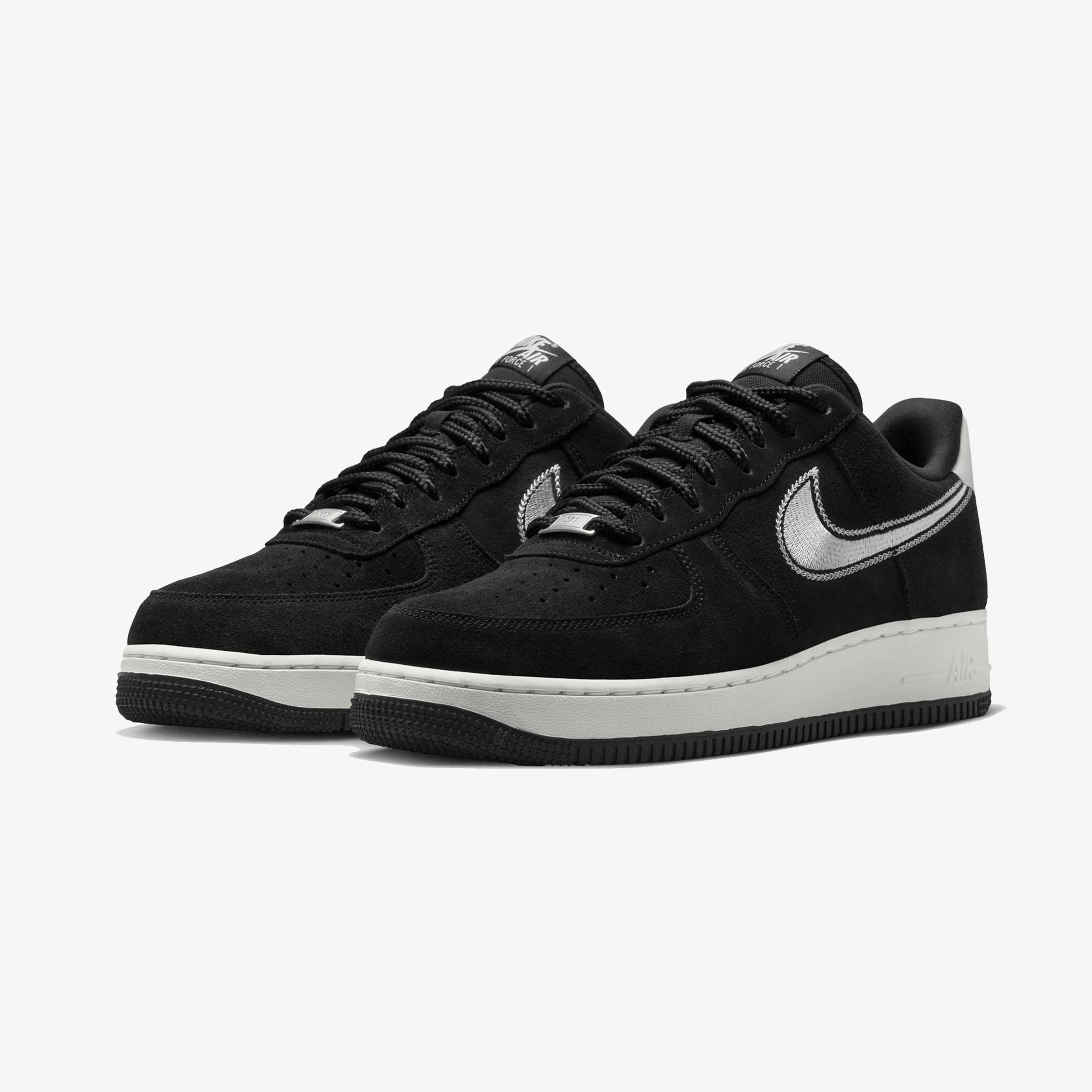 Nike Air Force 1 '07 LV8 Erkek Siyah Spor Ayakkabı