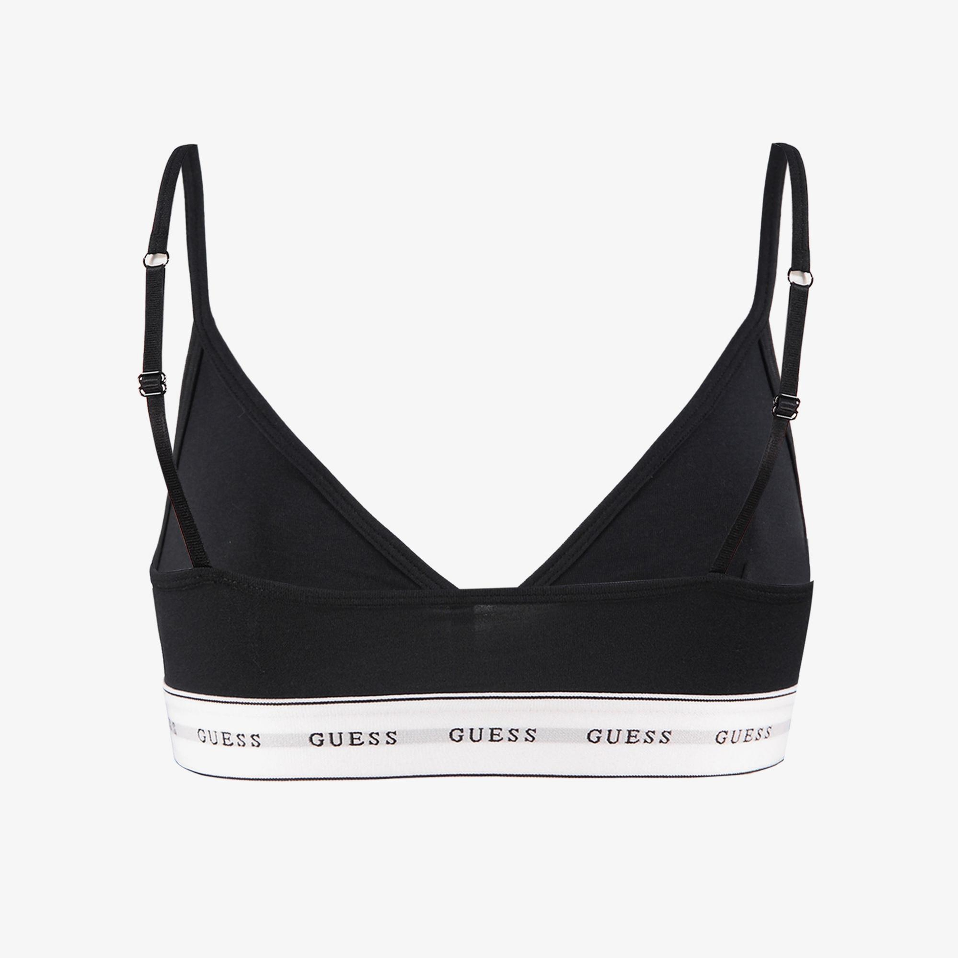 Guess Carrie Triangle Kadın Siyah Sütyen