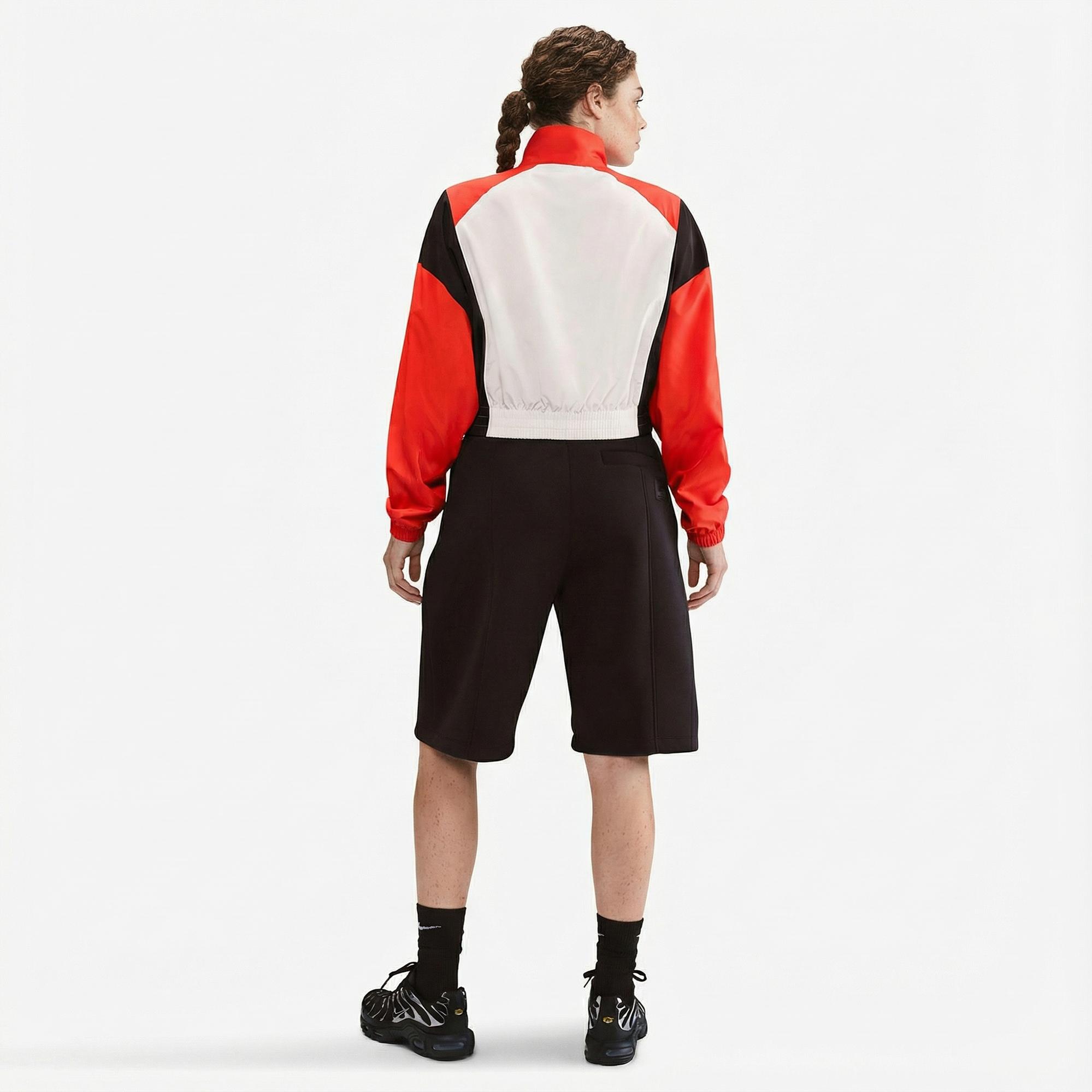 Nike Sportswear Classics Woven Remix Kadın Renkli Sweatshirt