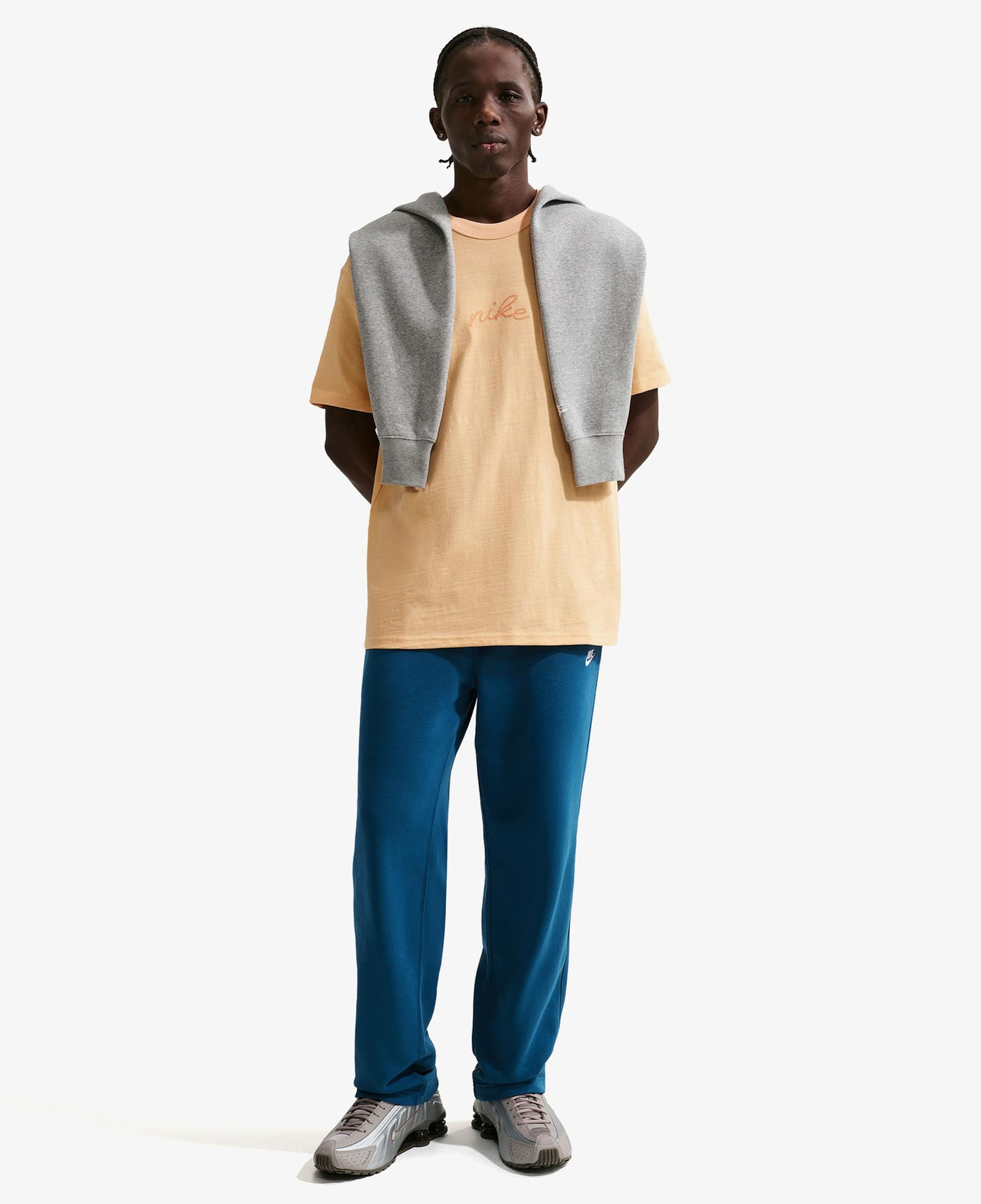 Nike Club French Terry Erkek Mavi Eşofman Altı