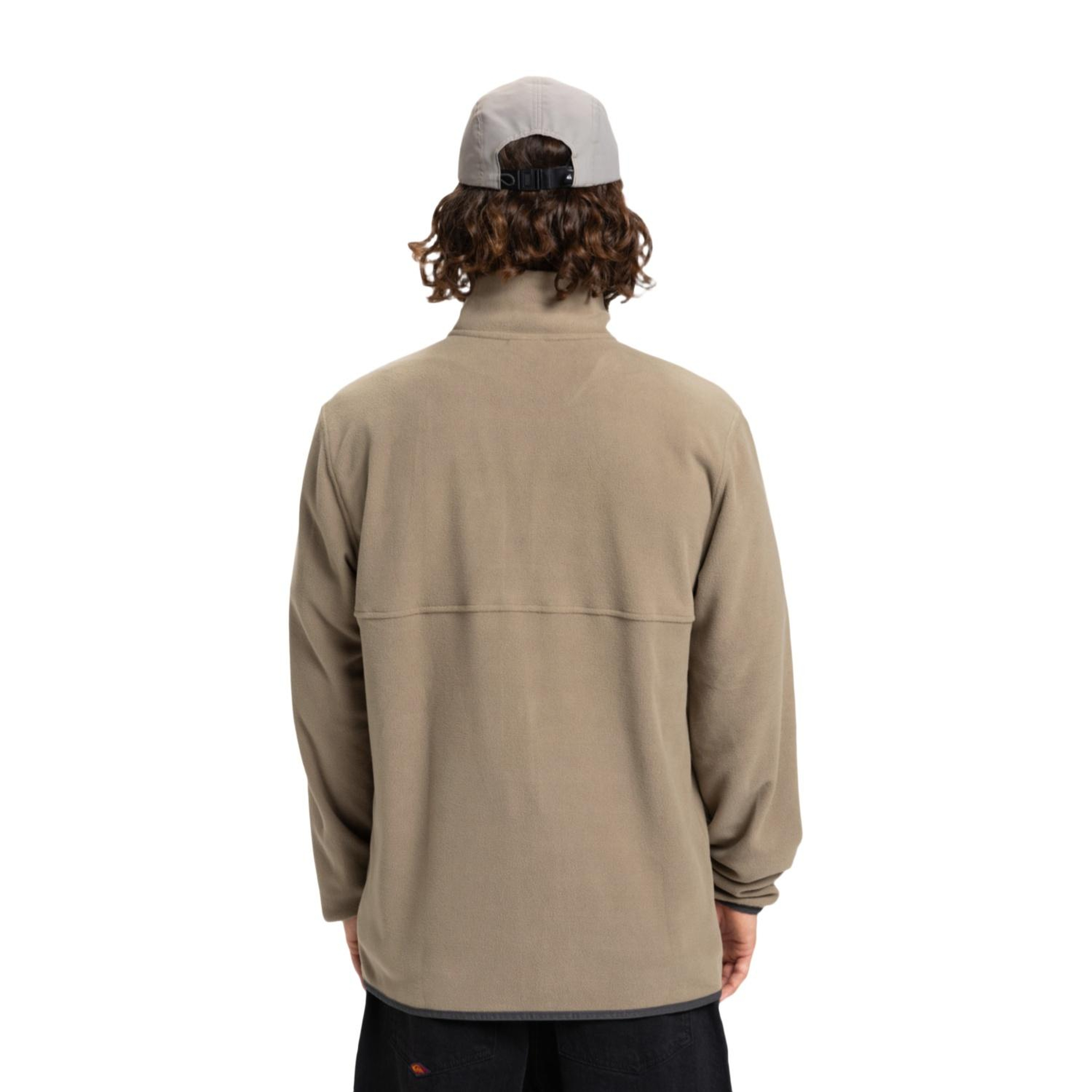 Quiksilver No Destination Fz Erkek Bej Polar Ceket