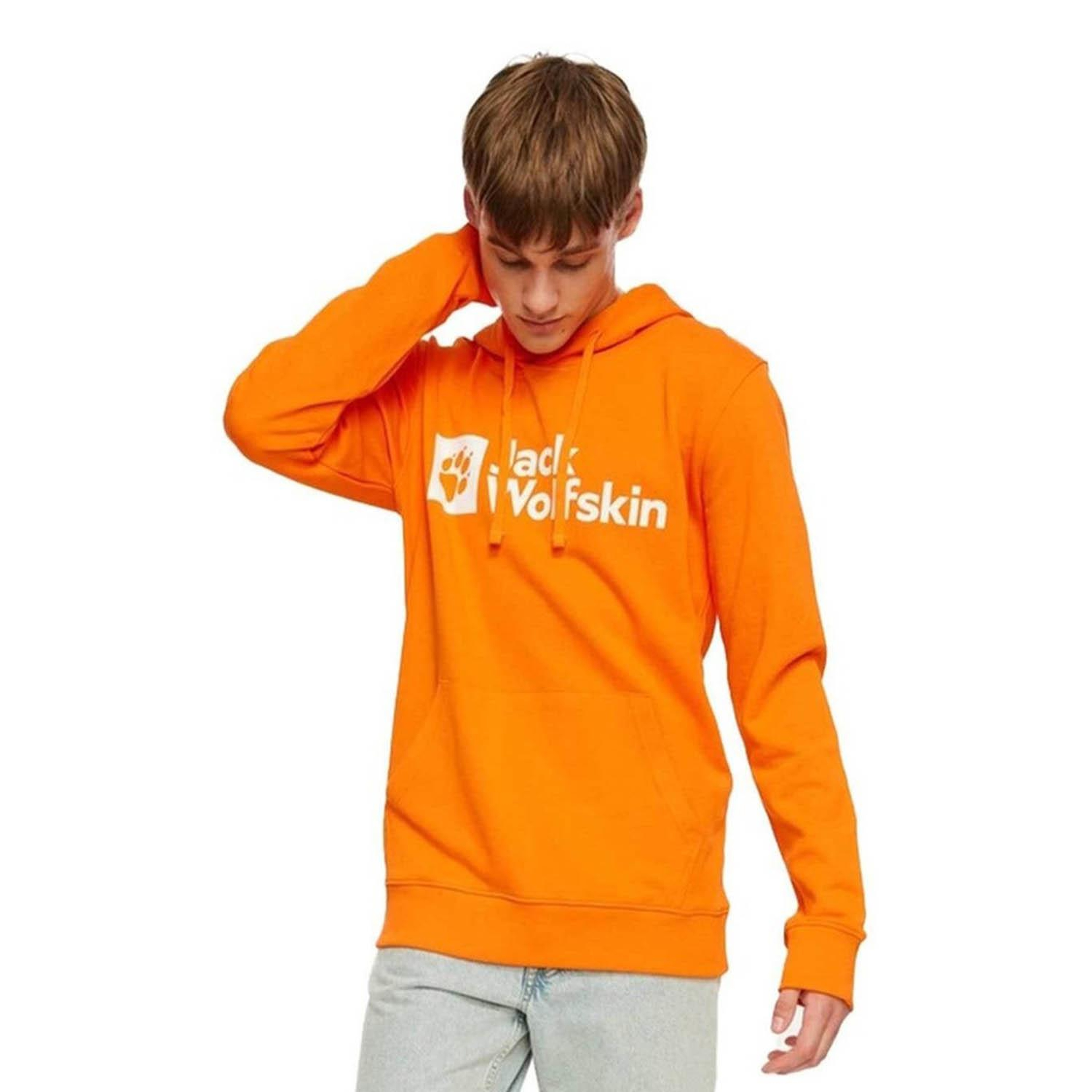 Jack Wolfskin Arthur Hoody Erkek Turuncu Sweatshirt