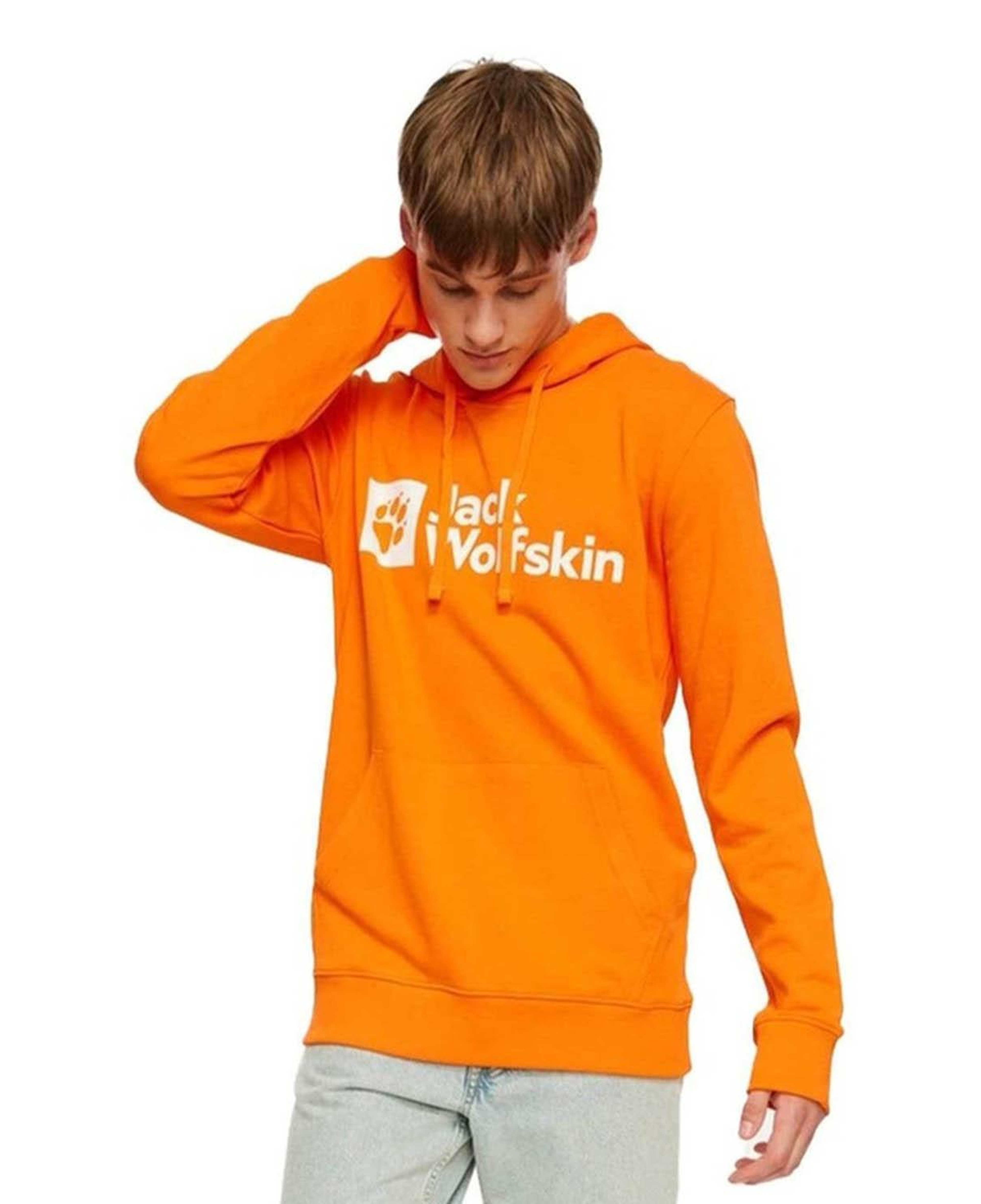 Jack Wolfskin Arthur Hoody Erkek Turuncu Sweatshirt