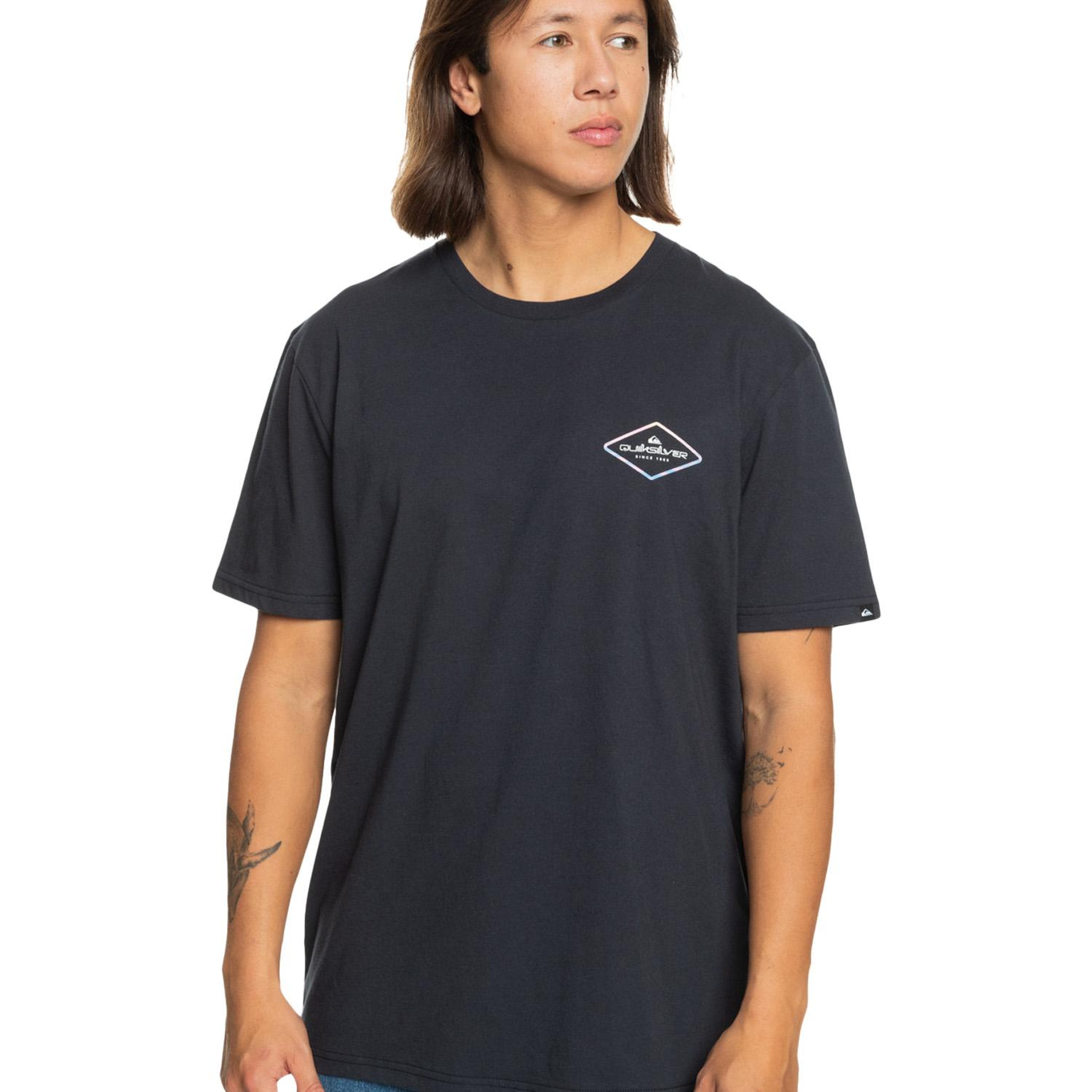 Quiksilver Omni Lock Erkek Mavi Tişört