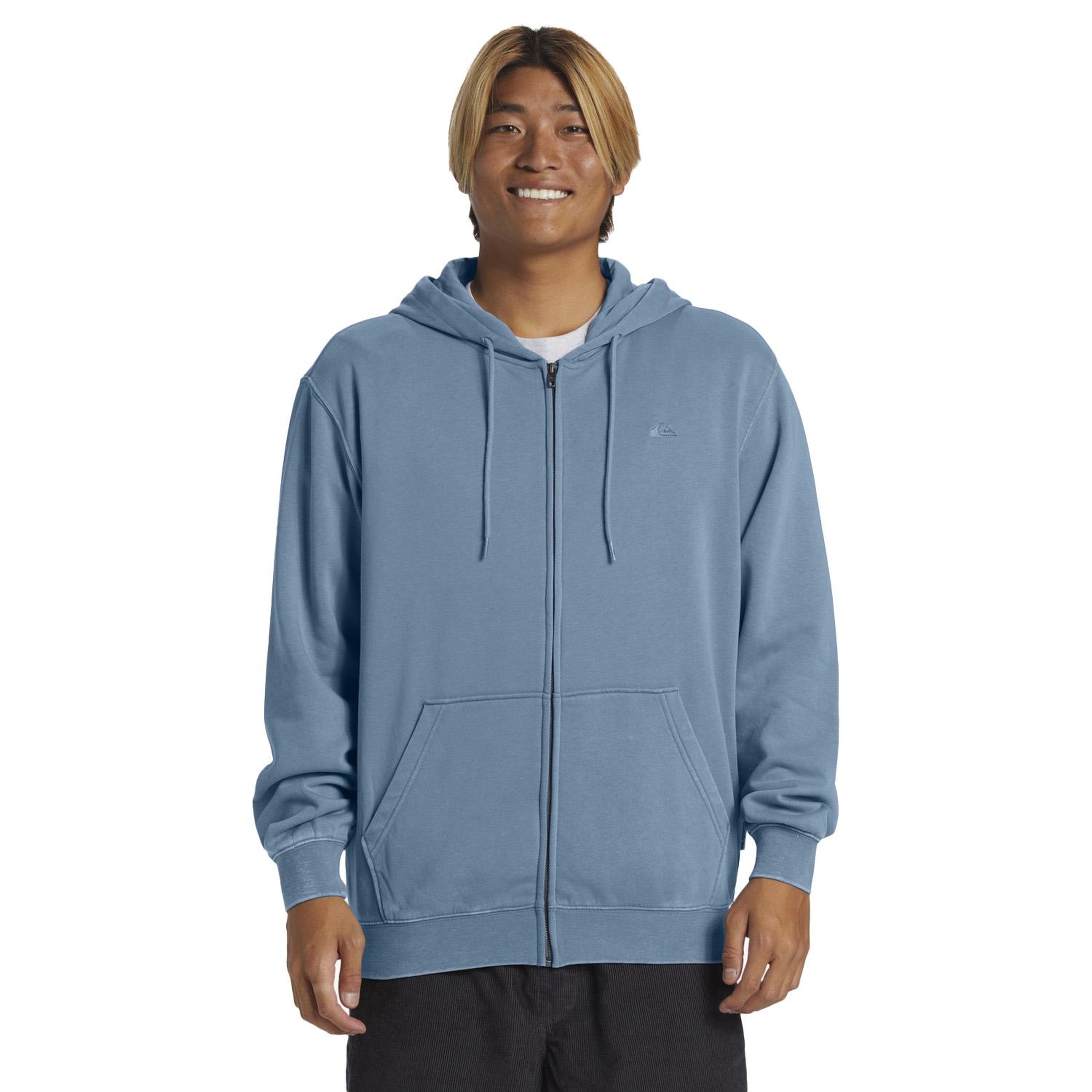 Quiksilver Salt Water Zip Hoodie Erkek Mavi Sweatshirt