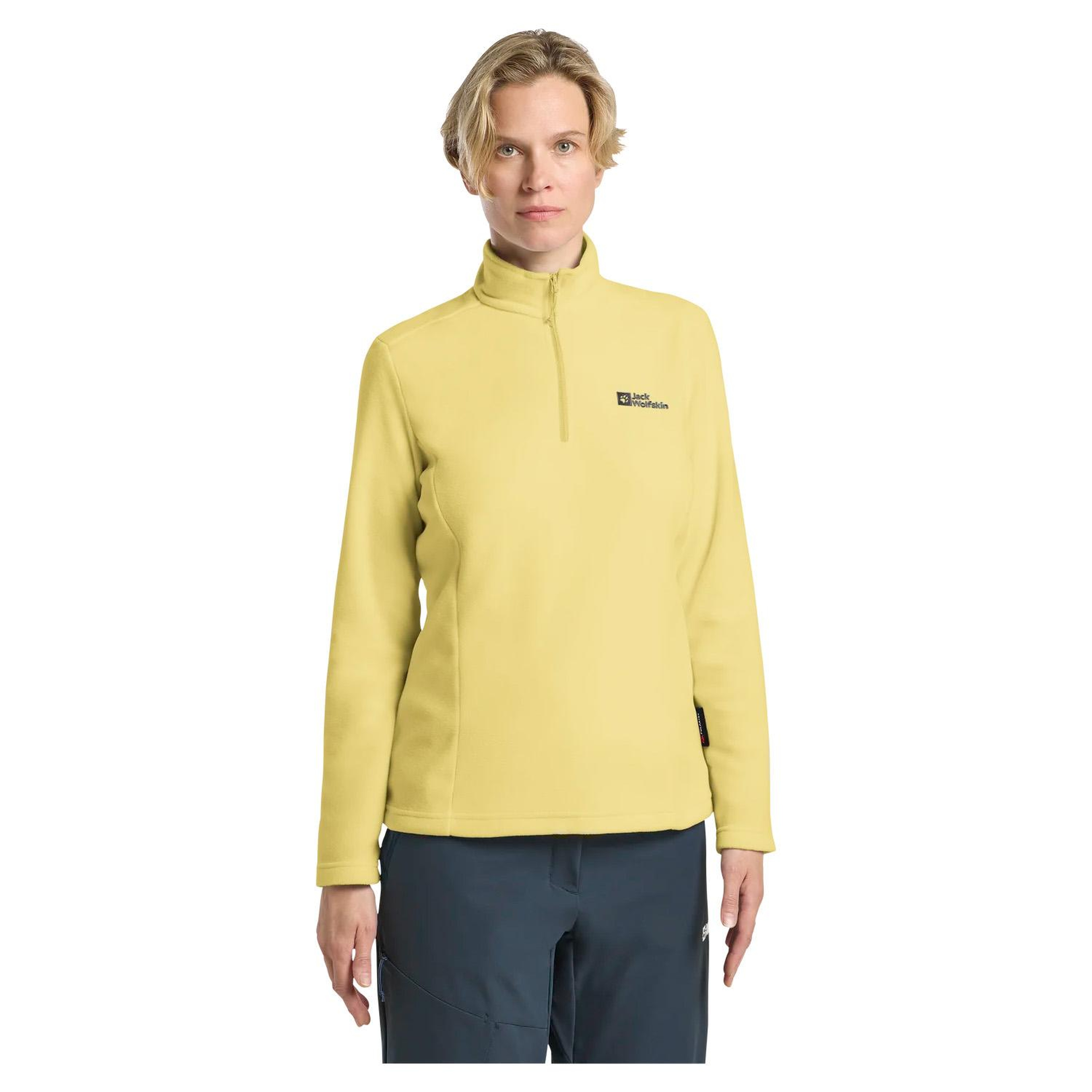 Jack Wolfskin Taunus Hz Kadın Sarı Polar