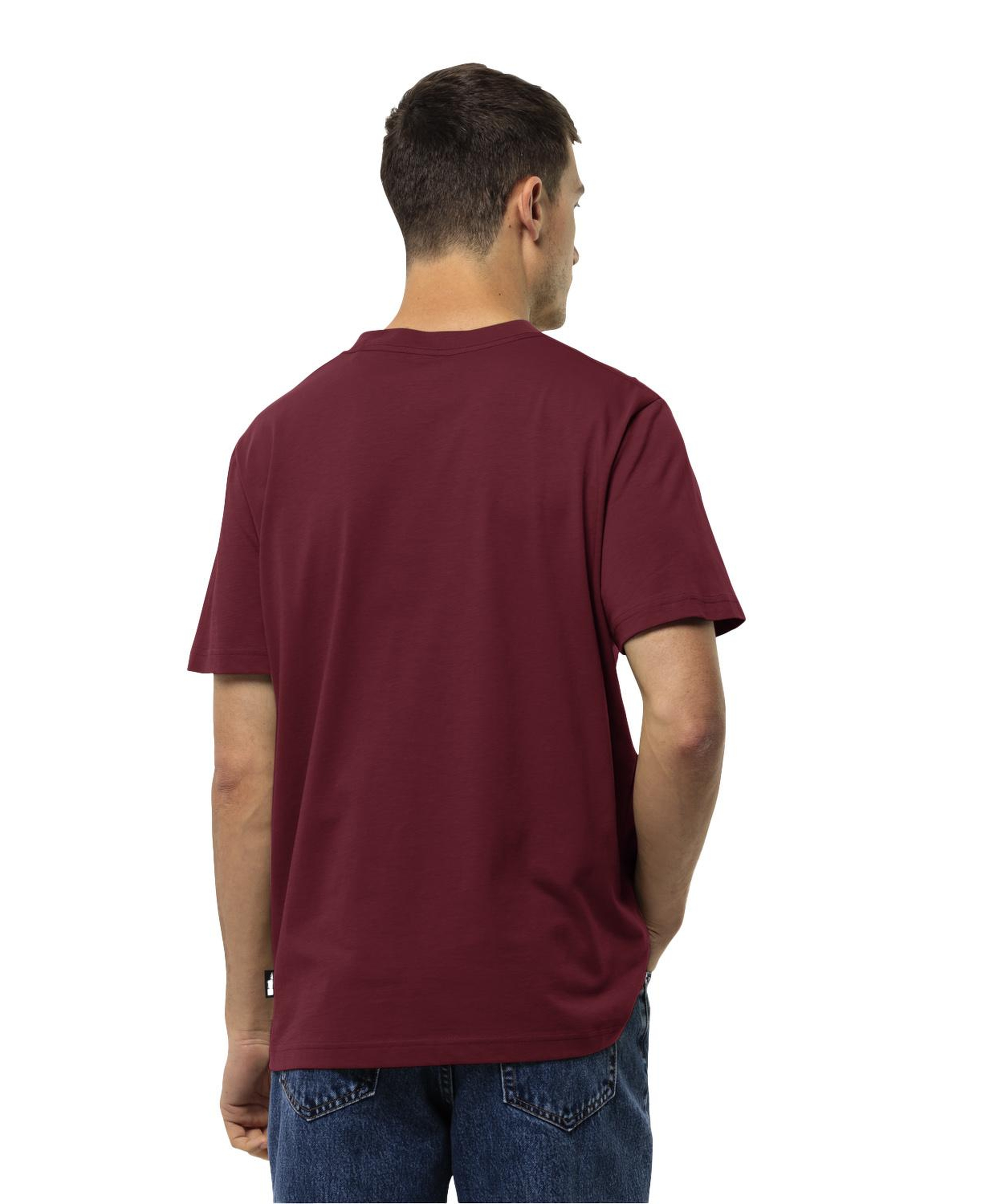 Jack Wolfskin Jack Tent T Erkek Kırmızı Tişört