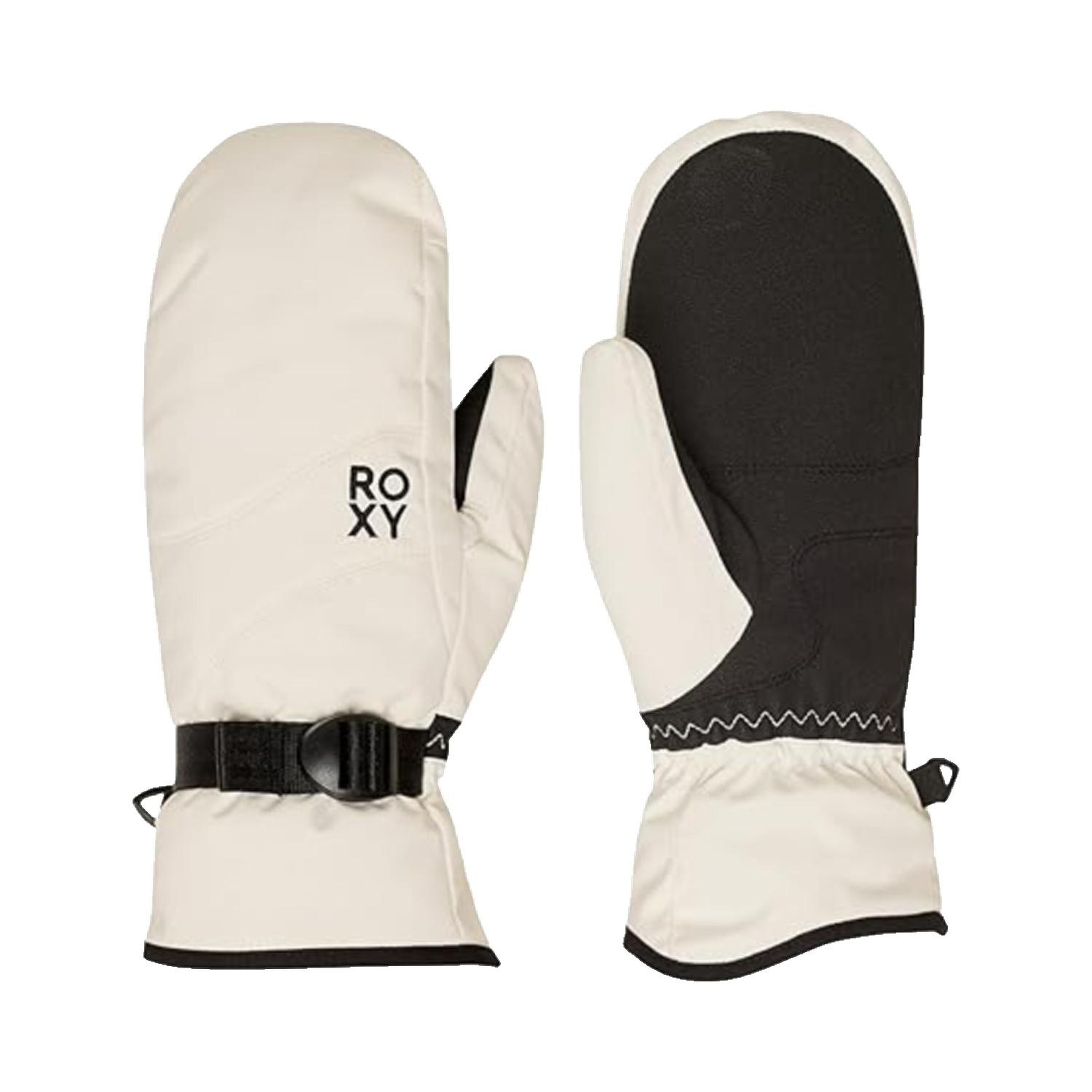 Roxy Jetty Solid Mitt Kadın Beyaz Eldiven