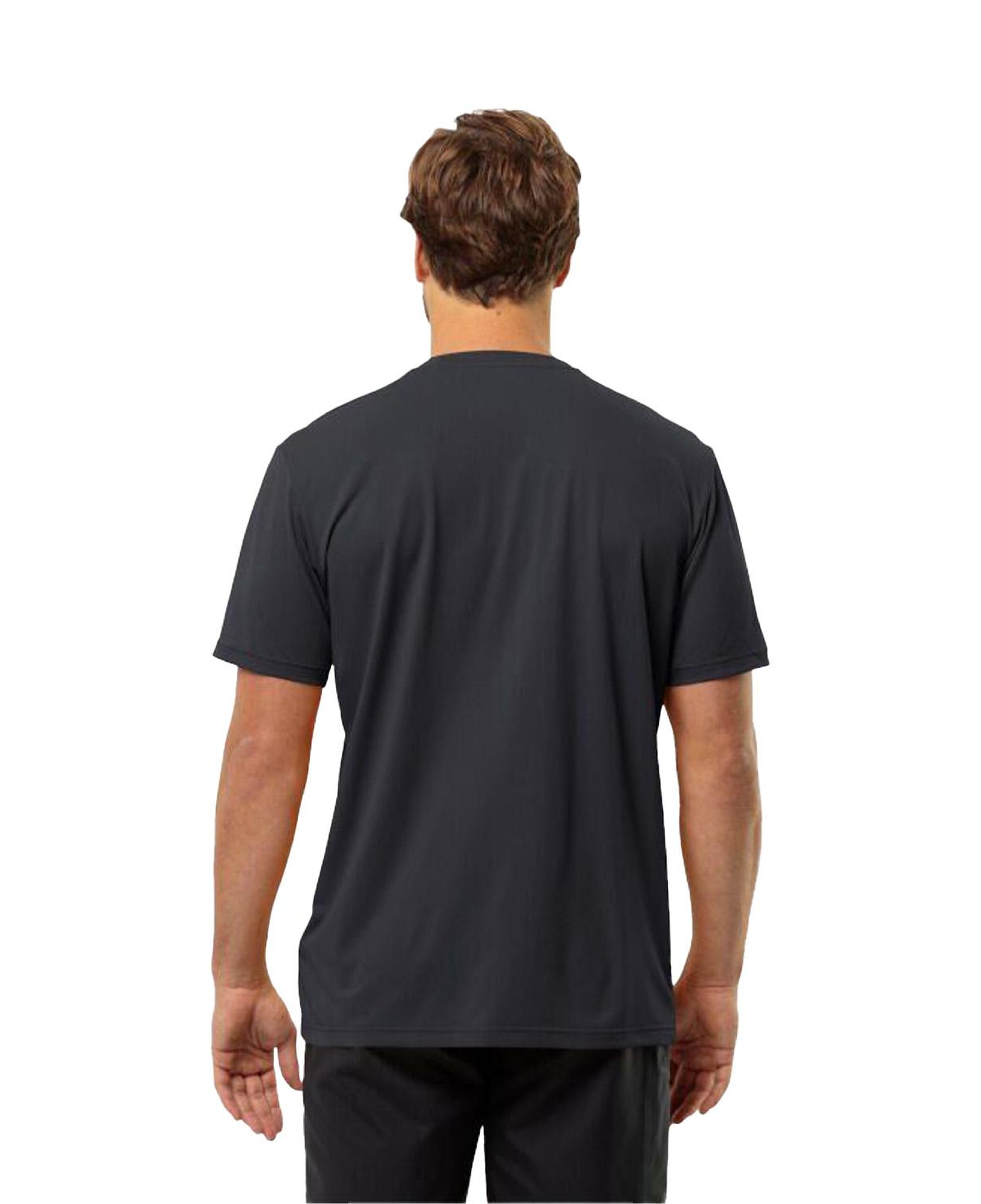 Jack Wolfskin Delgami Erkek Siyah Tişört