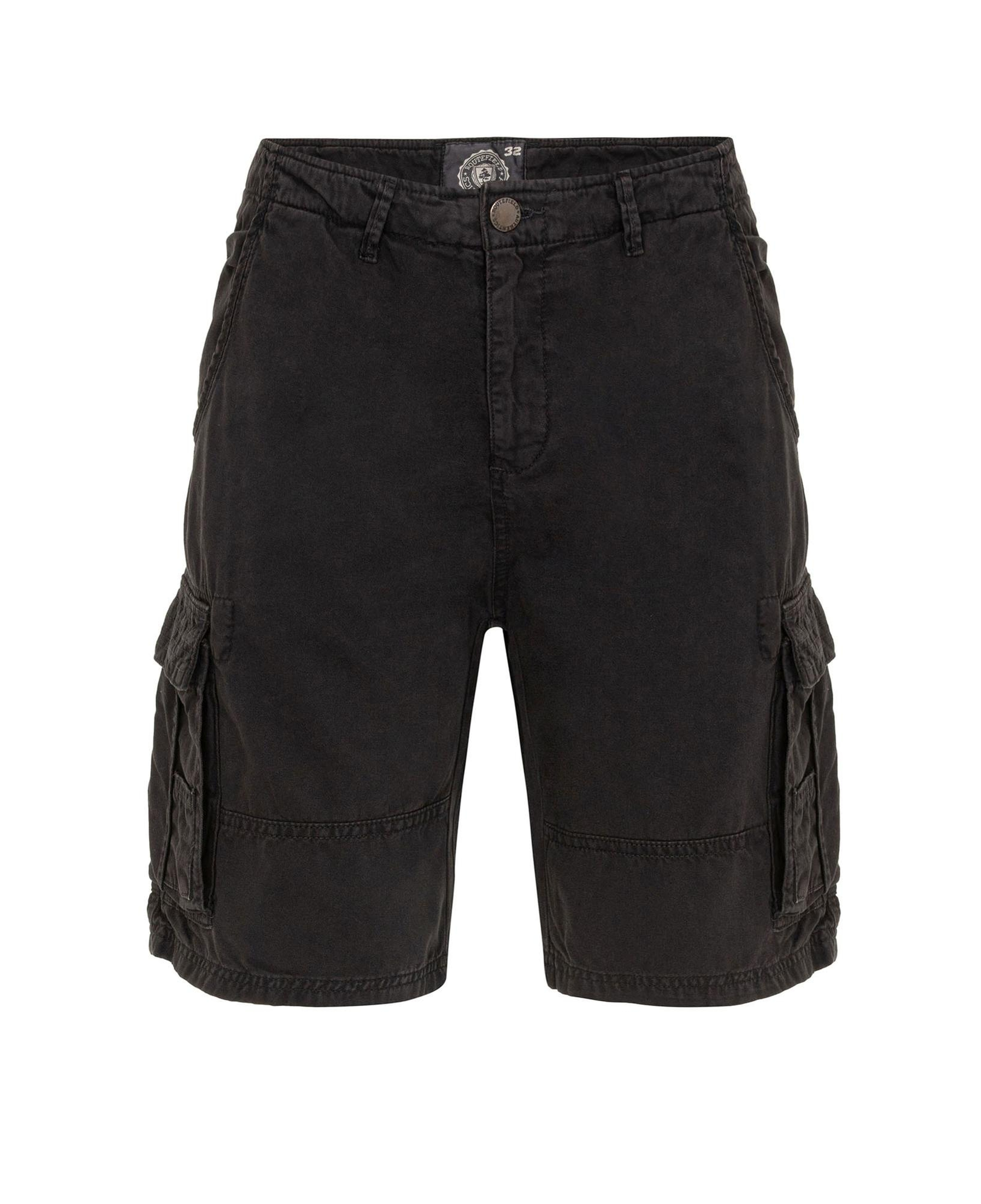 Routefield Erkek Kargo Şort Clints Siyah