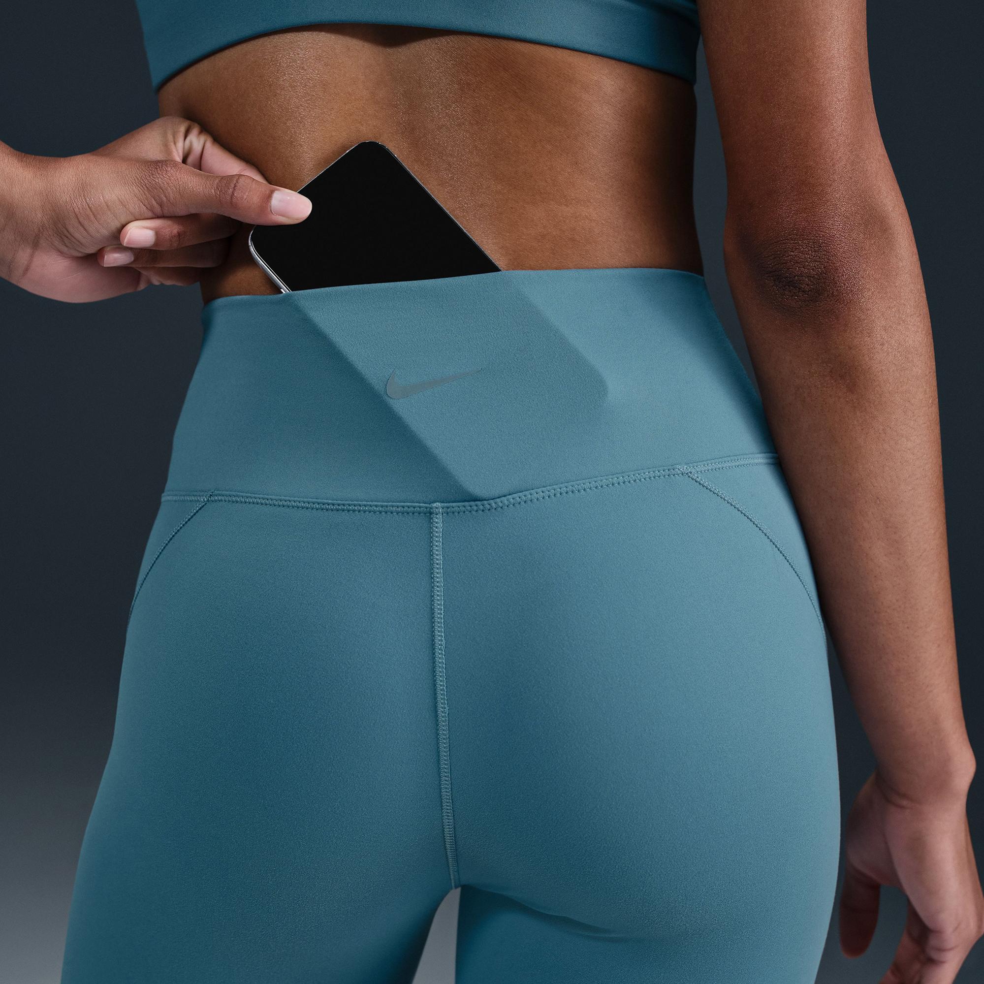 Nike One Dri-Fit Kadın Mavi Tayt