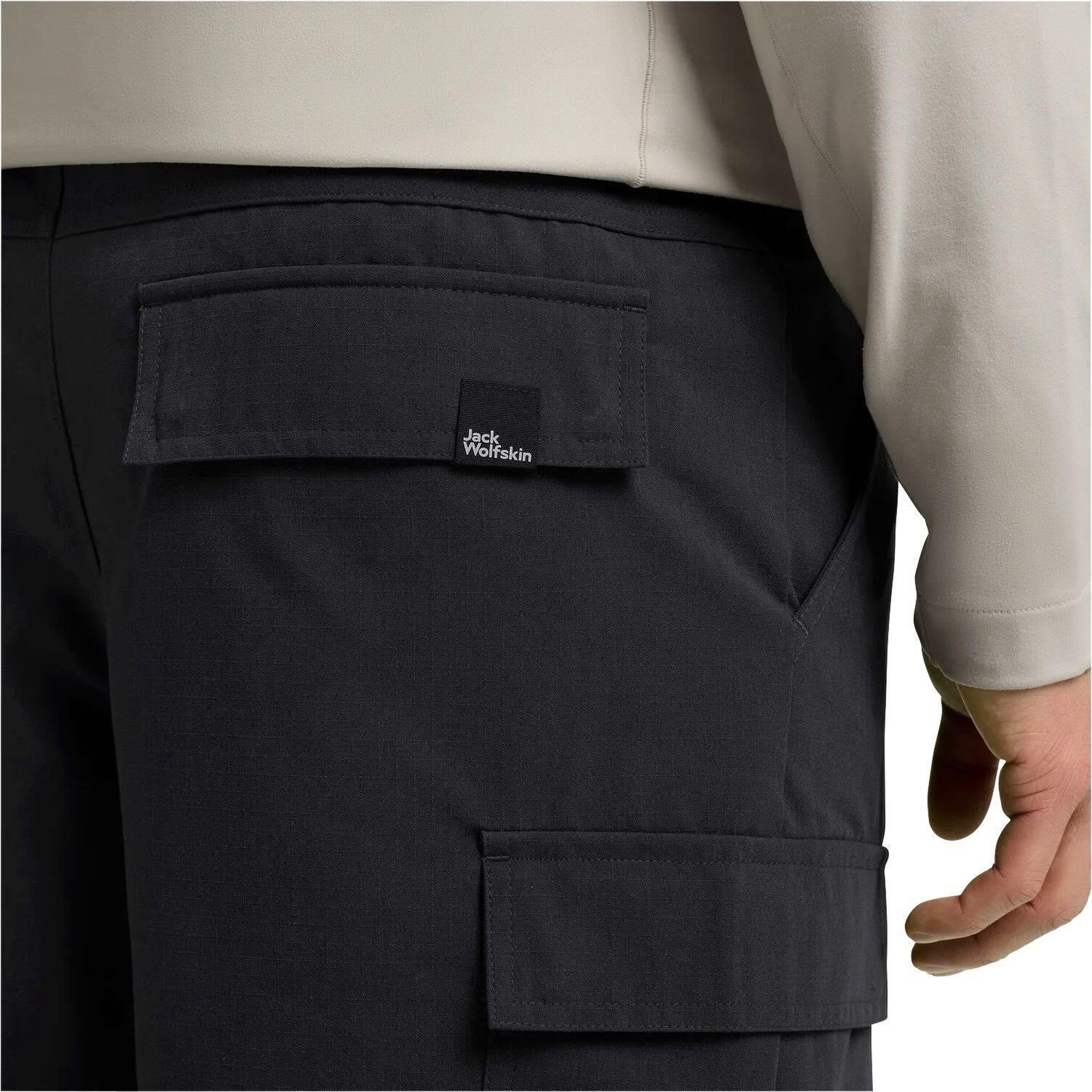 Jack Wolfskin Yuma Cargo Pants Erkek Siyah Outdoor Pantolonu