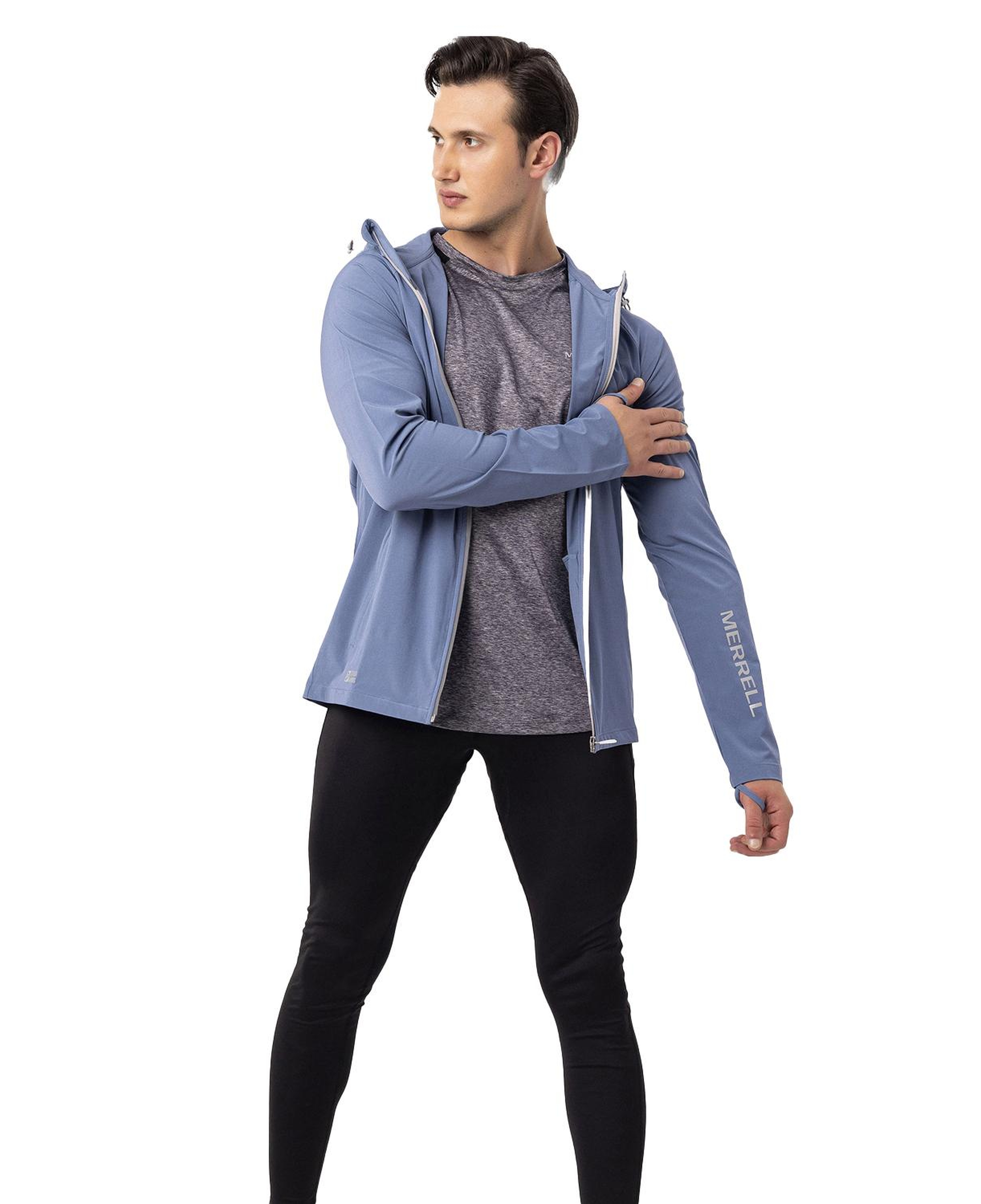 Merrell Just Erkek Mavi Koşu Ceketi