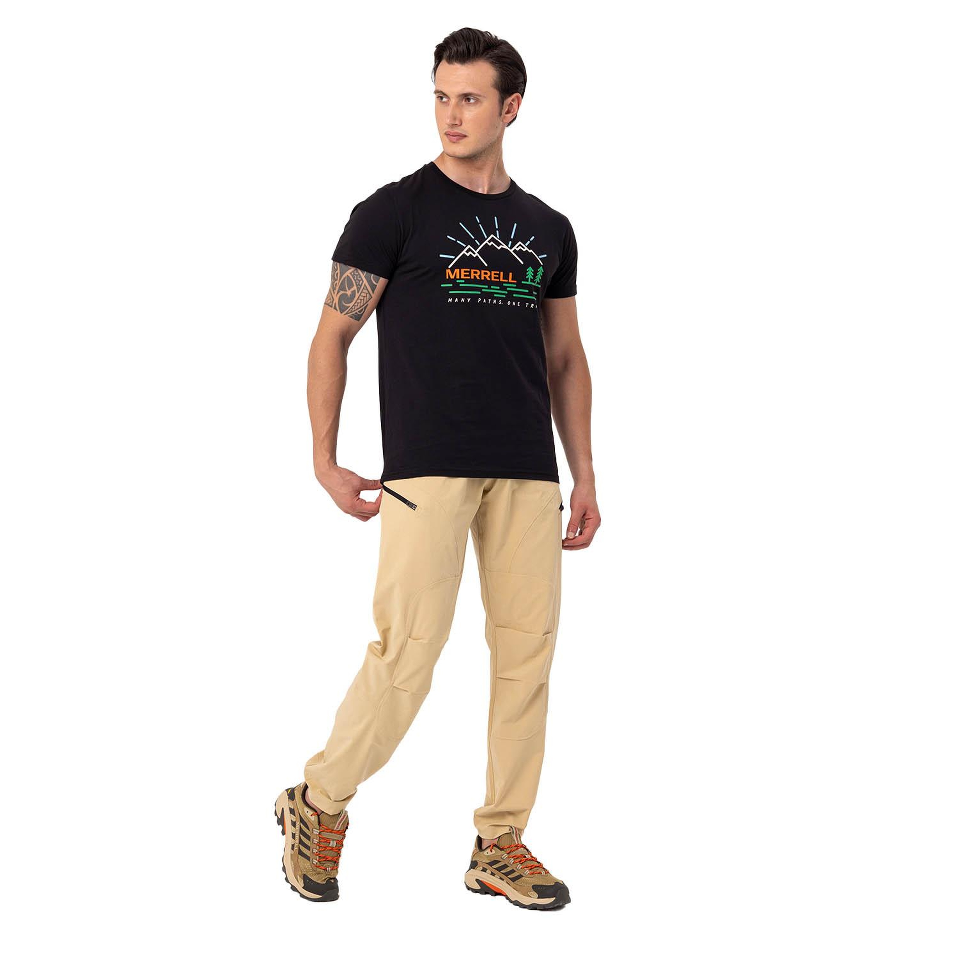 Merrell Tobi Erkek Siyah Tişört