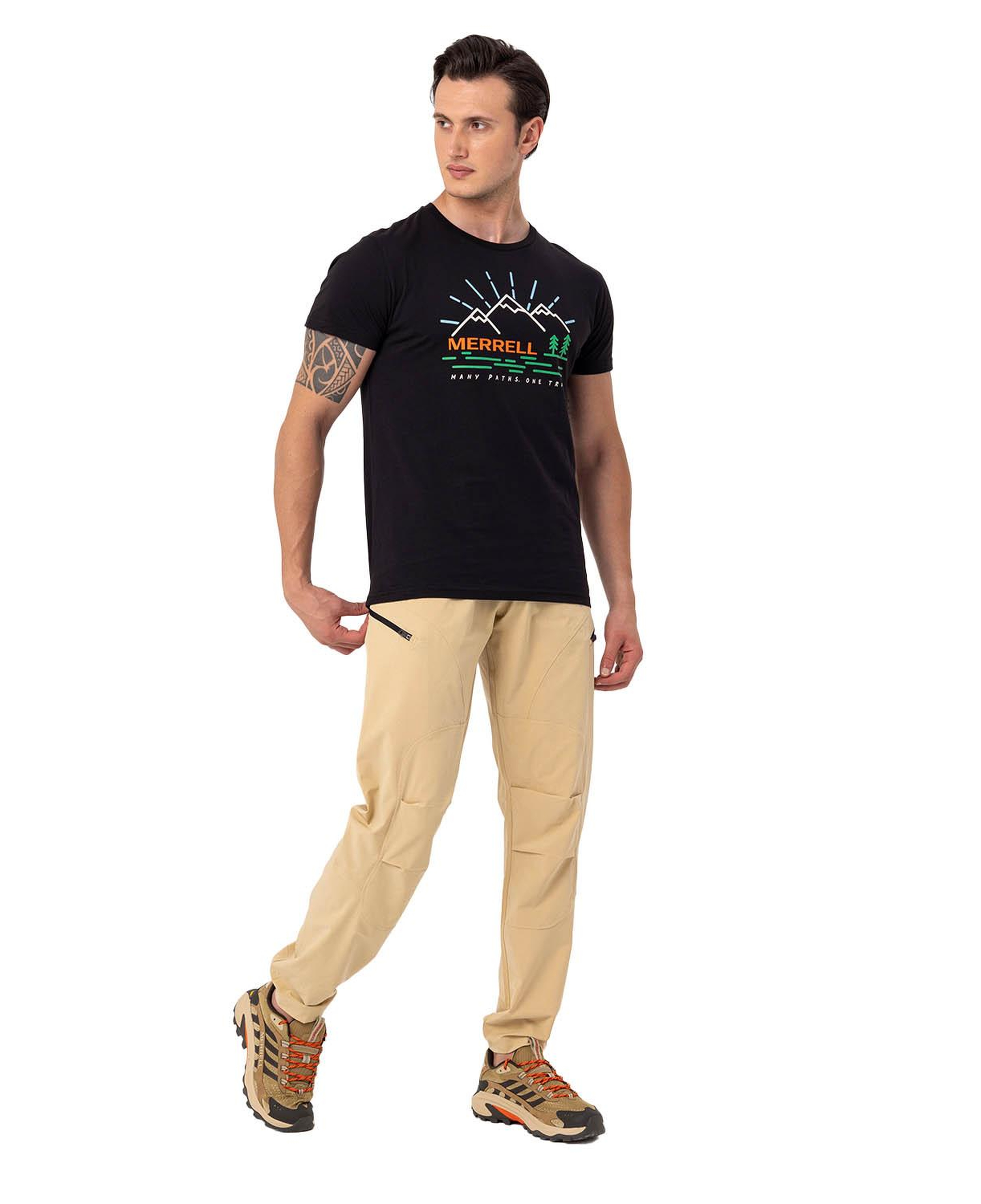 Merrell Tobi Erkek Siyah Tişört