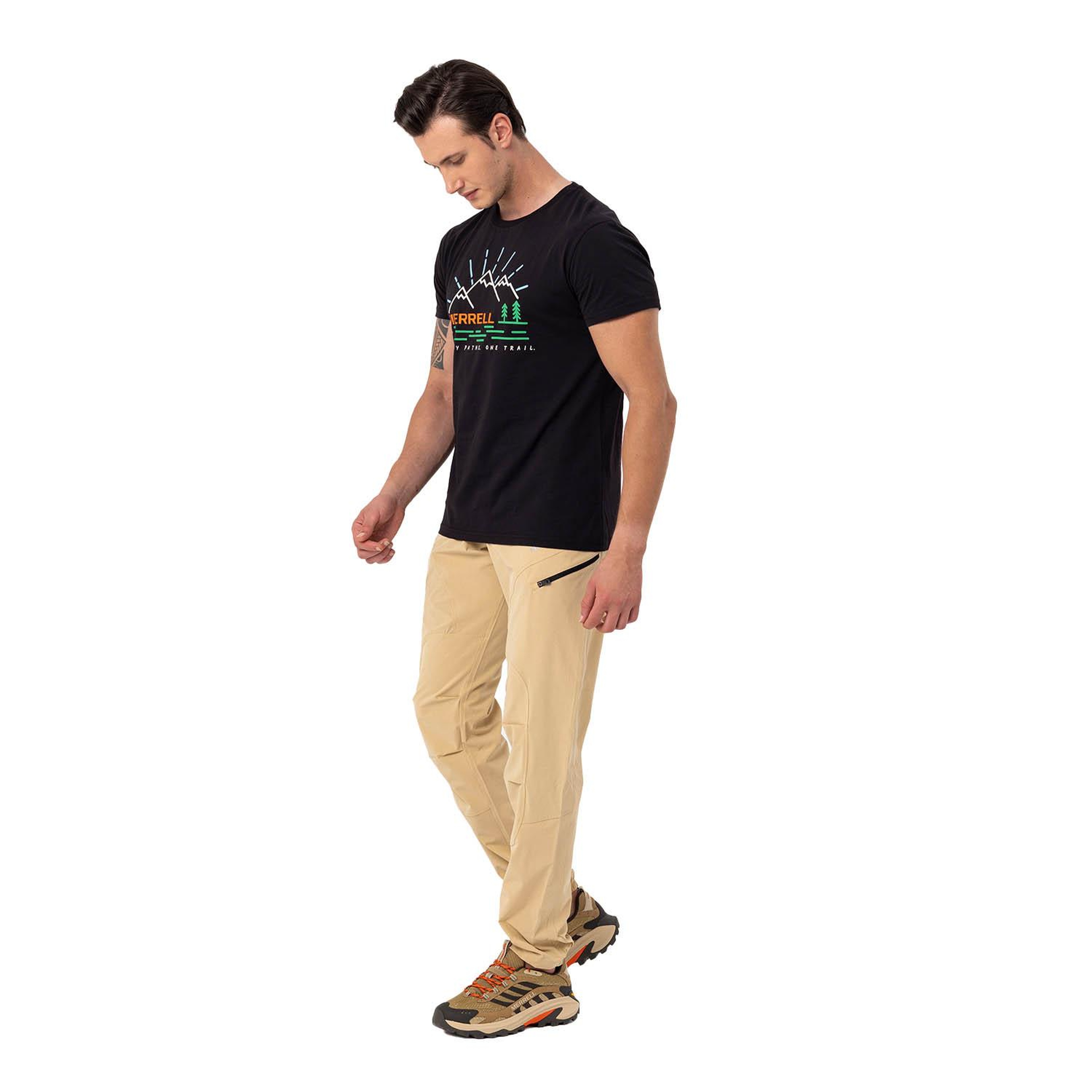 Merrell Tobi Erkek Siyah Tişört