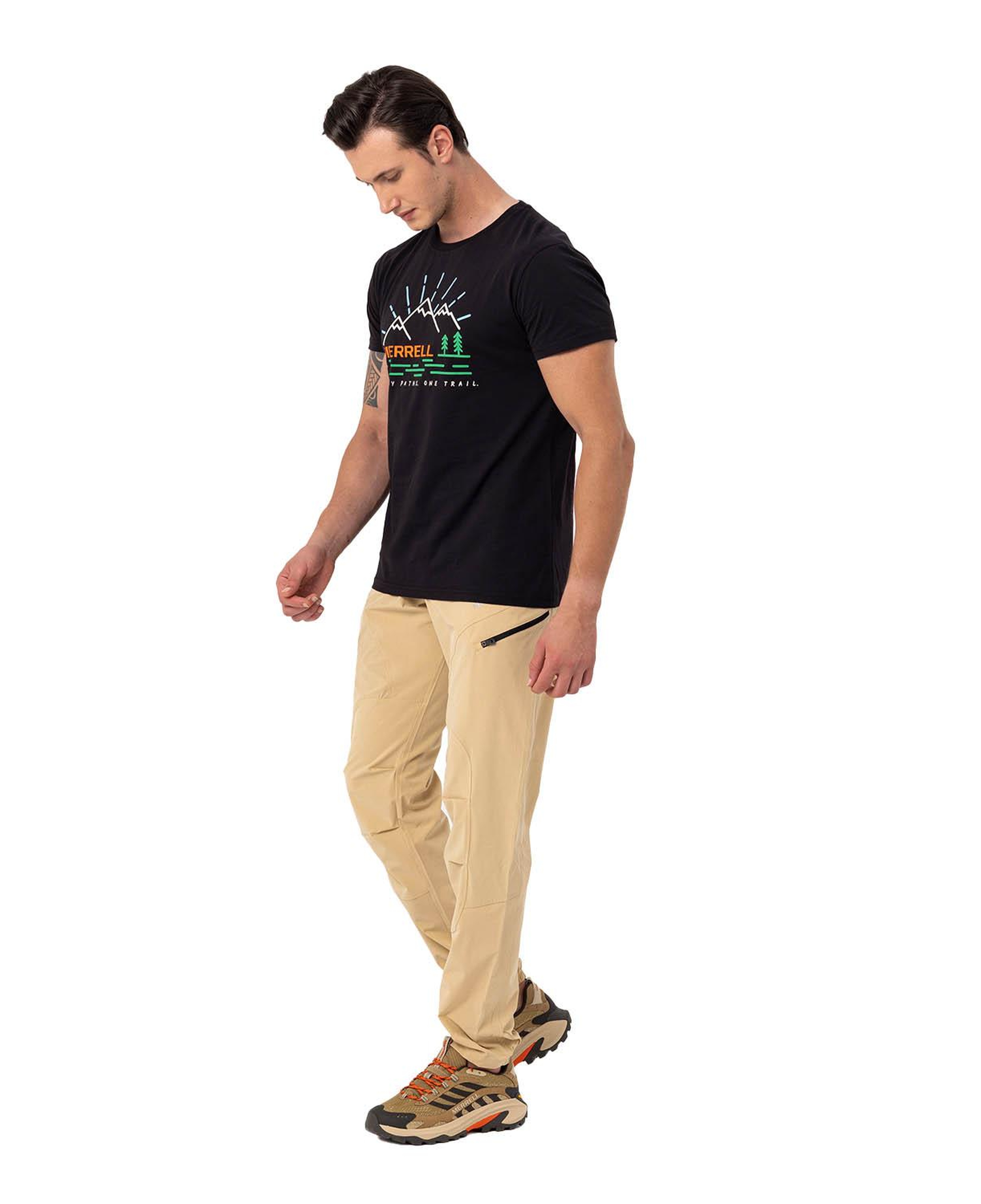 Merrell Tobi Erkek Siyah Tişört