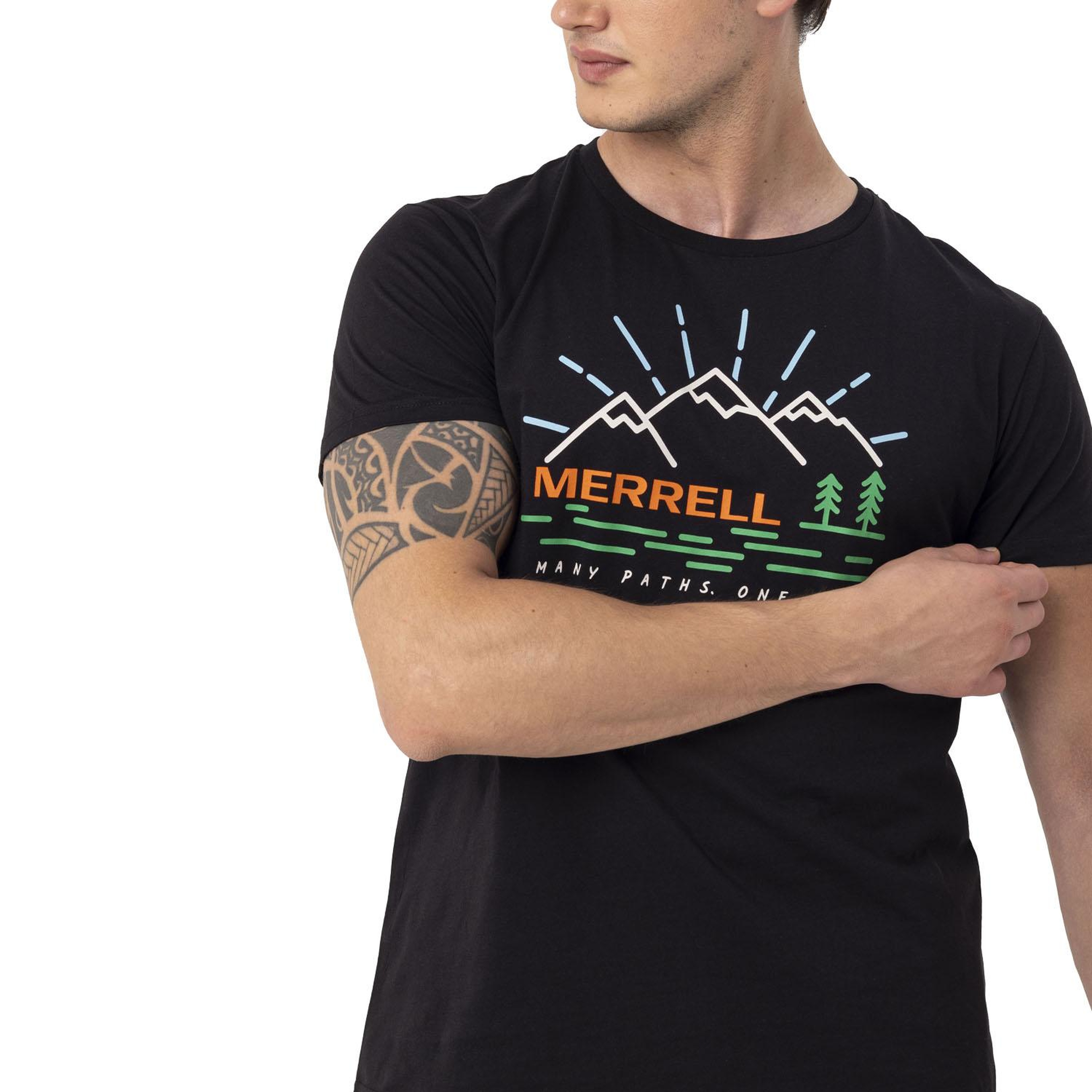 Merrell Tobi Erkek Siyah Tişört