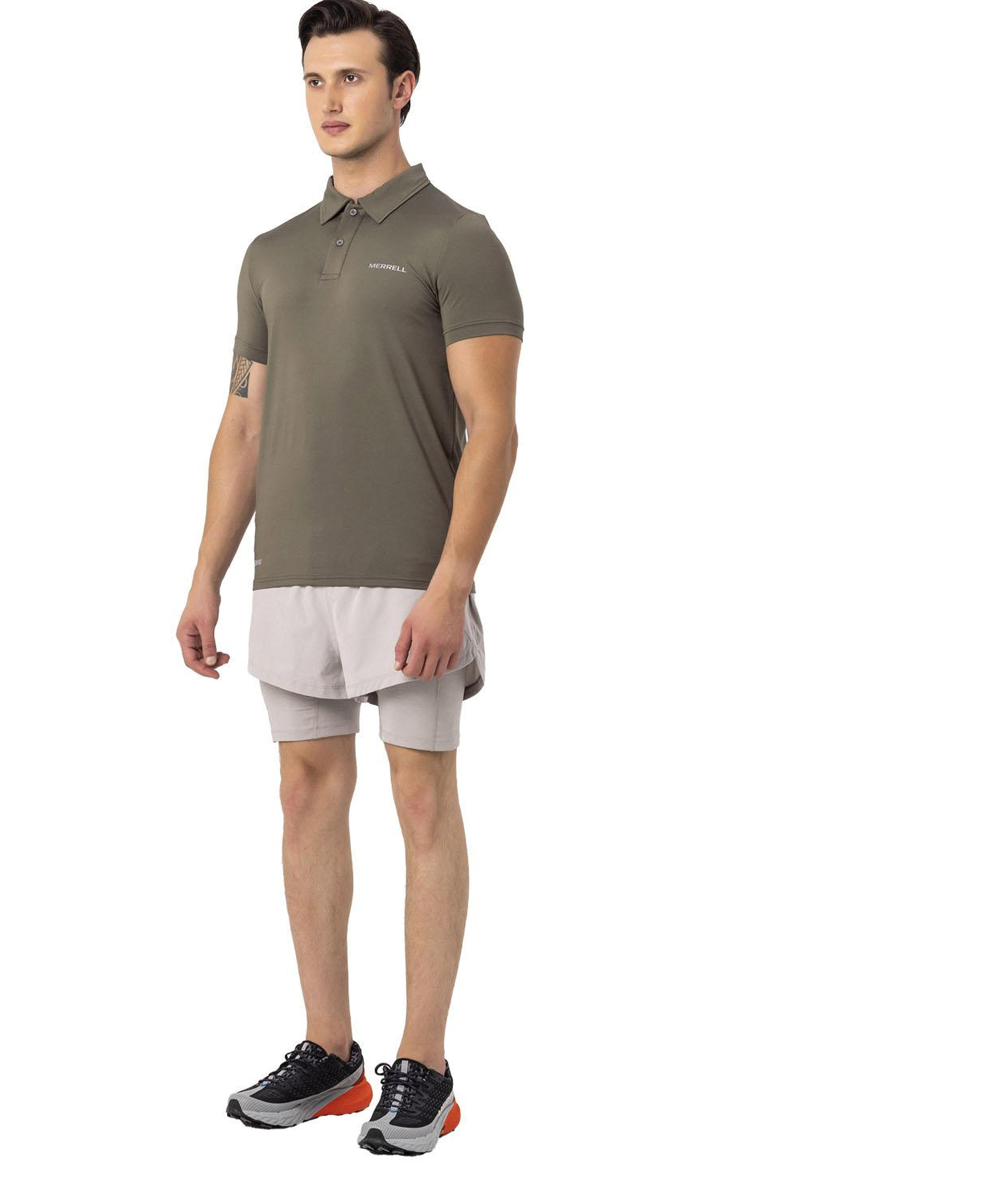 Merrell Pace Erkek Yeşil Polo Tişört