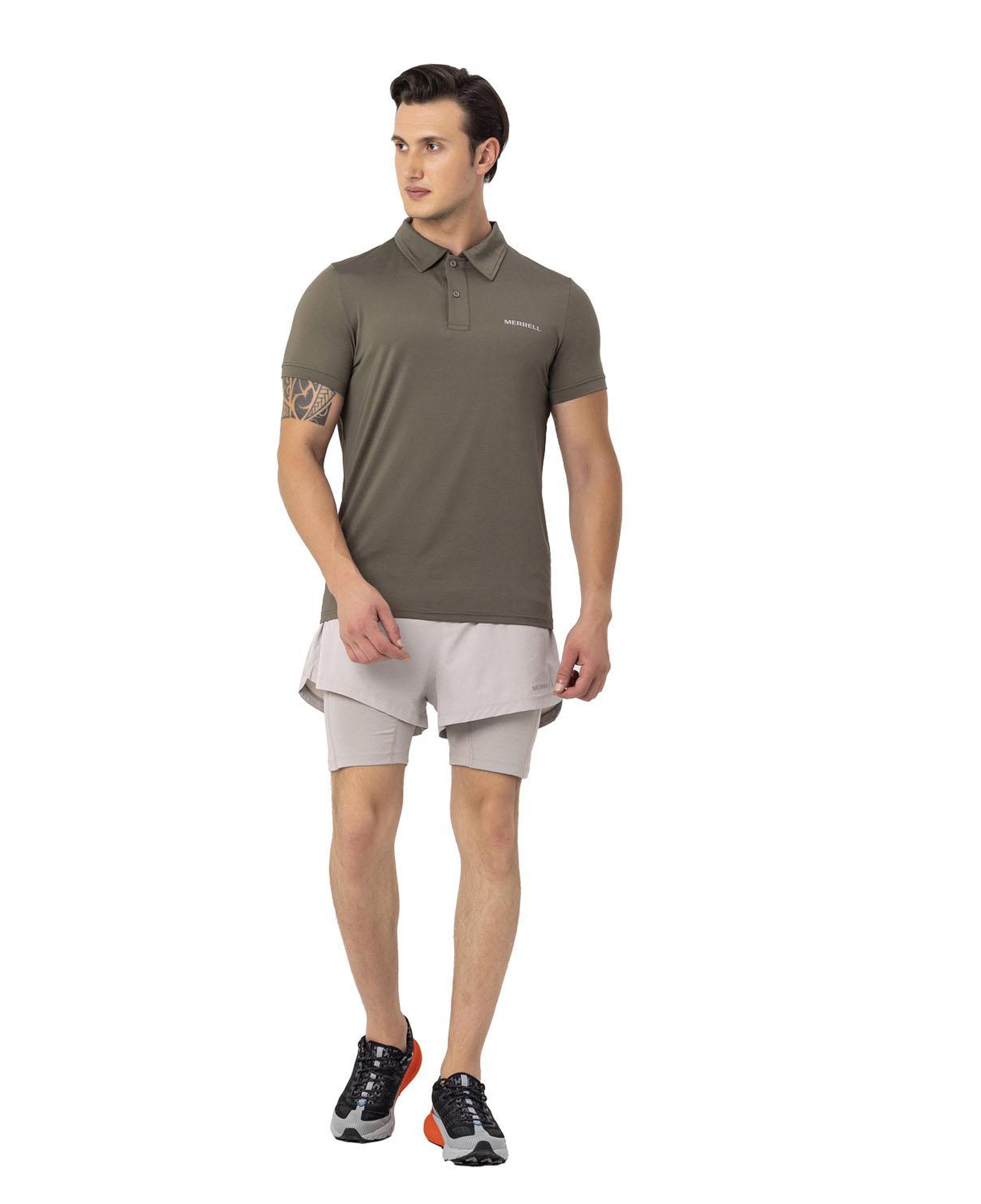 Merrell Pace Erkek Yeşil Polo Tişört