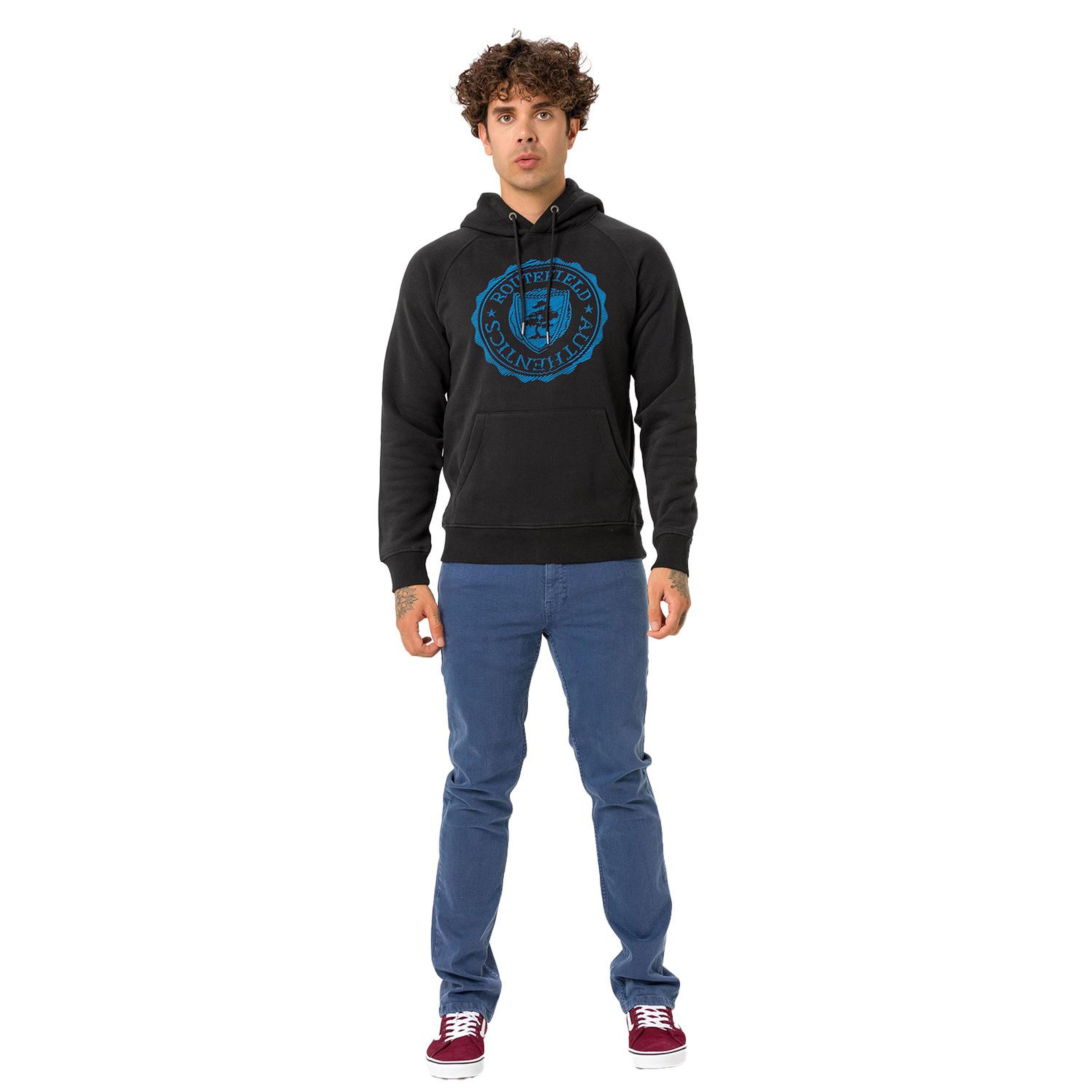 Routefield Halvor Erkek Siyah Sweatshirt