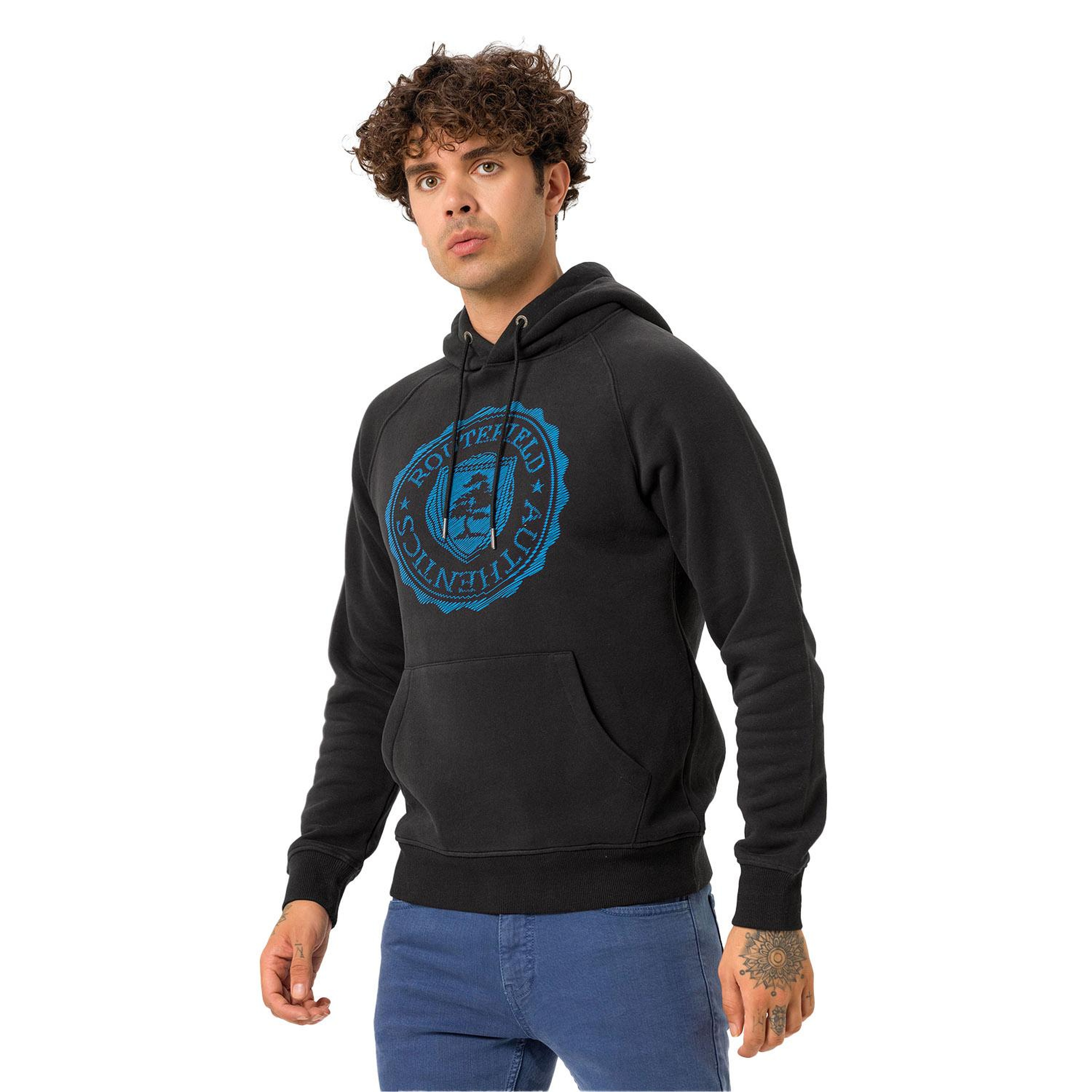 Routefield Halvor Erkek Siyah Sweatshirt