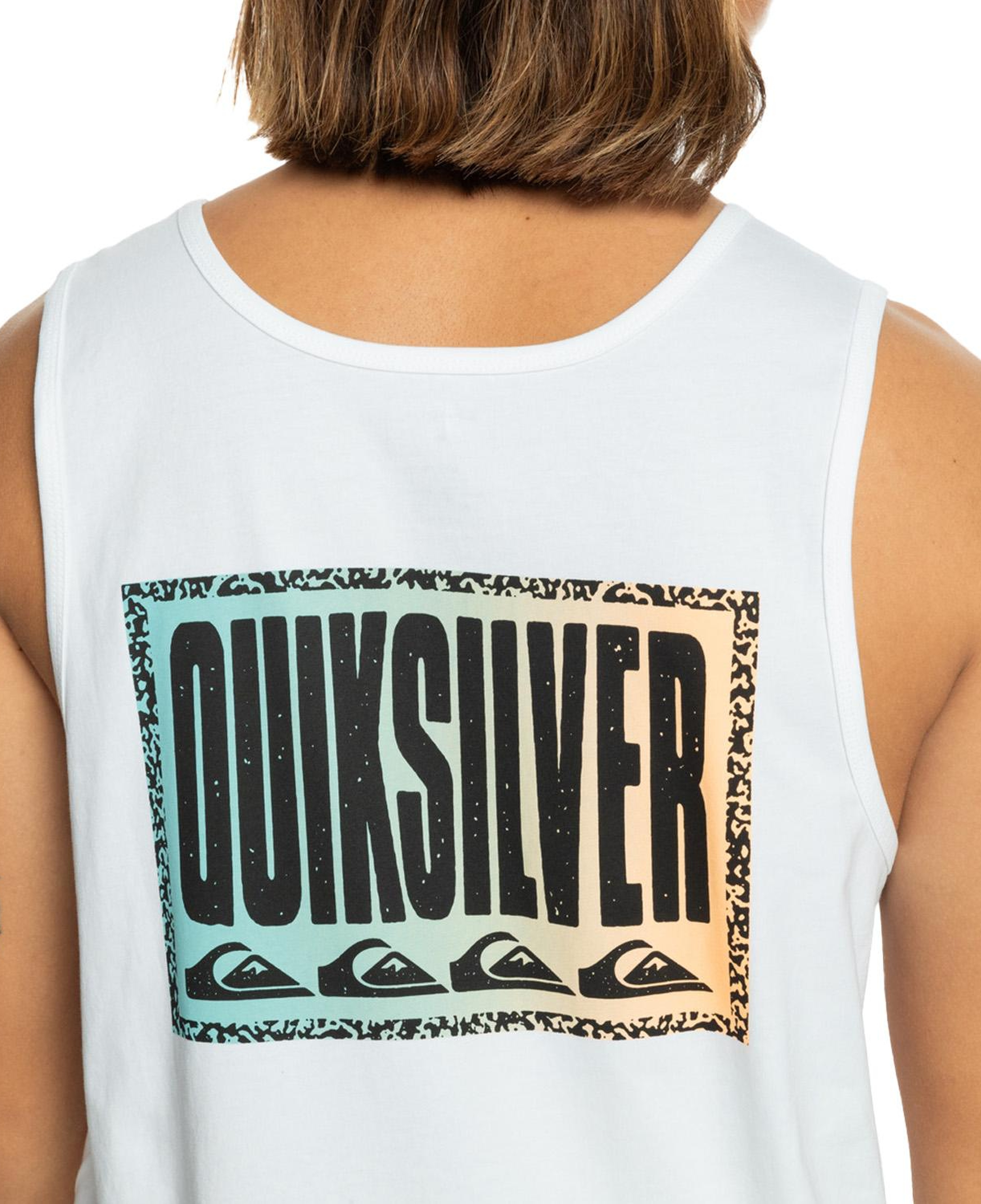 Quiksilver Long Fade Tank Erkek Beyaz Atlet