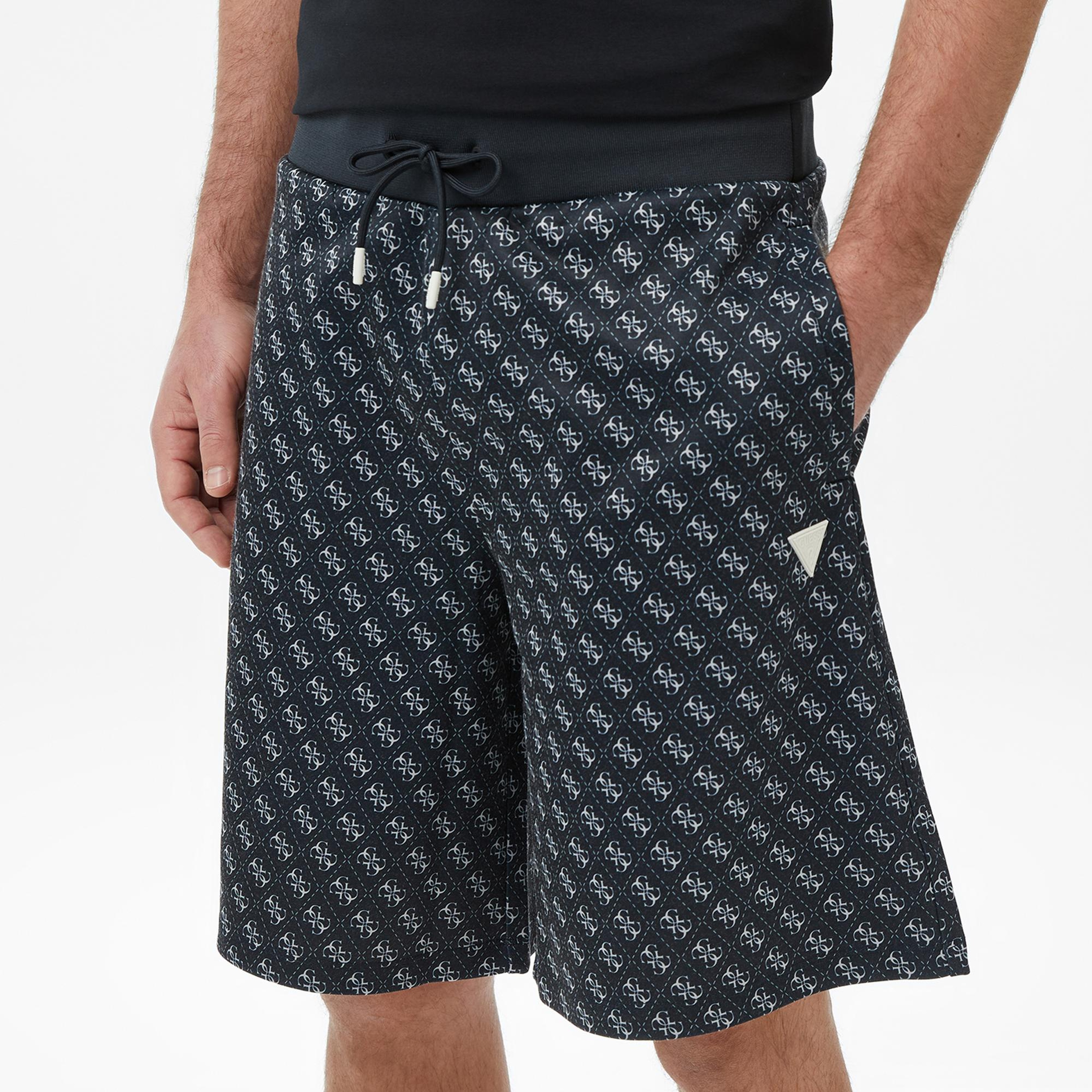 Guess New Korbin Aktif Regular Fit Erkek Siyah Şort