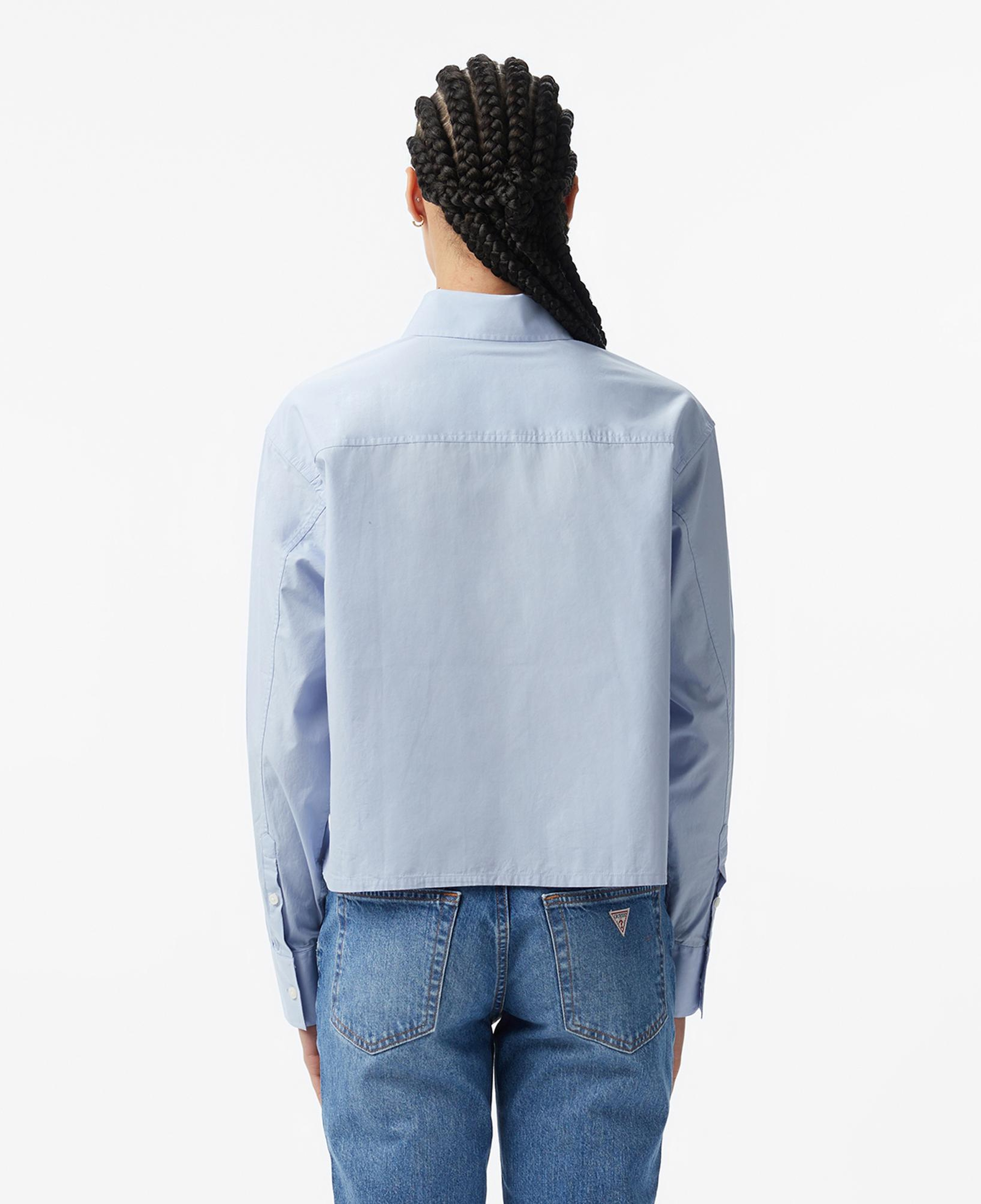 Guess Jeans Comfort Fit Kadın Mavi Gömlek