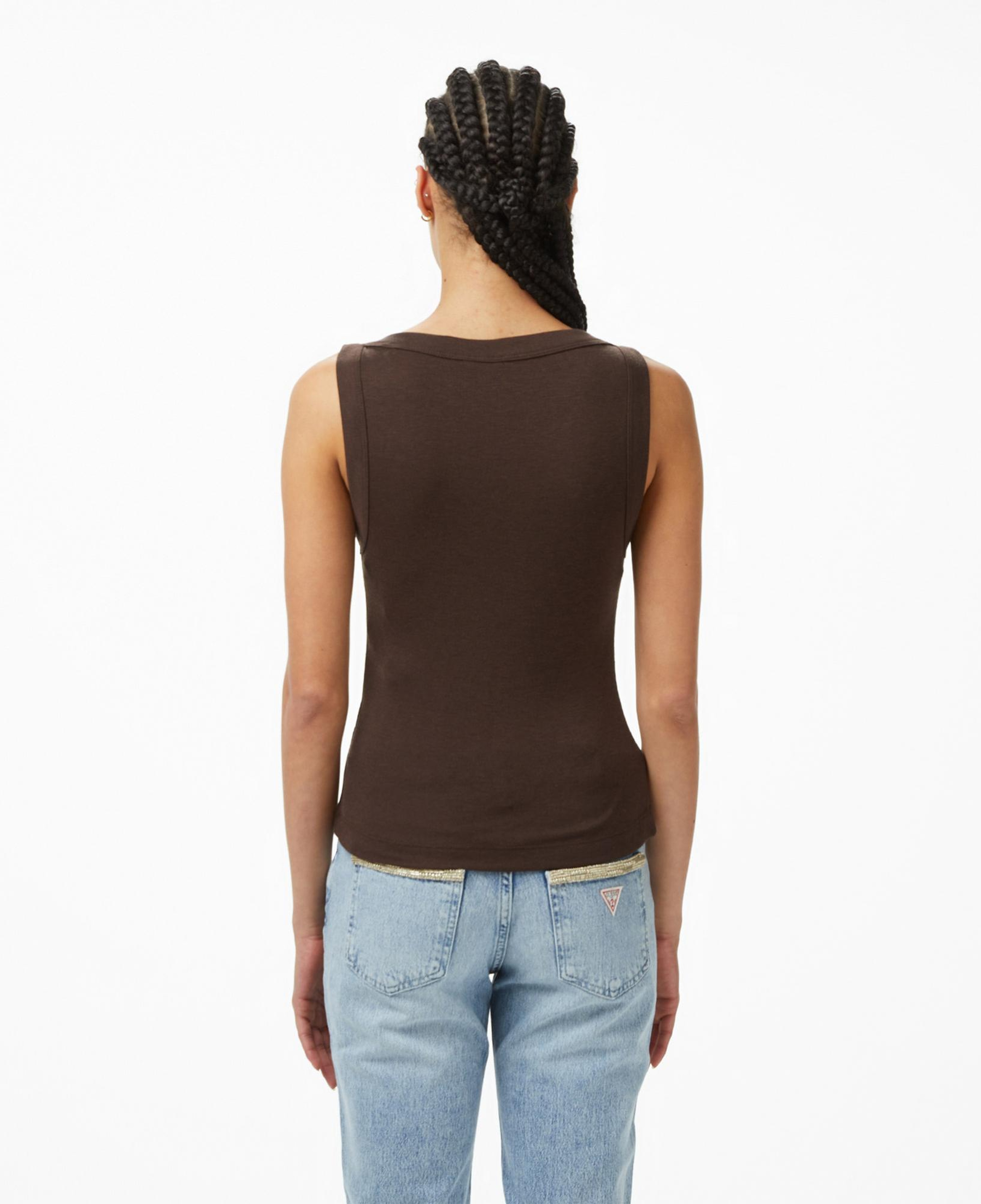 Guess Tina Ipek Karışımlı Kadın Kahverengi T-Shirt