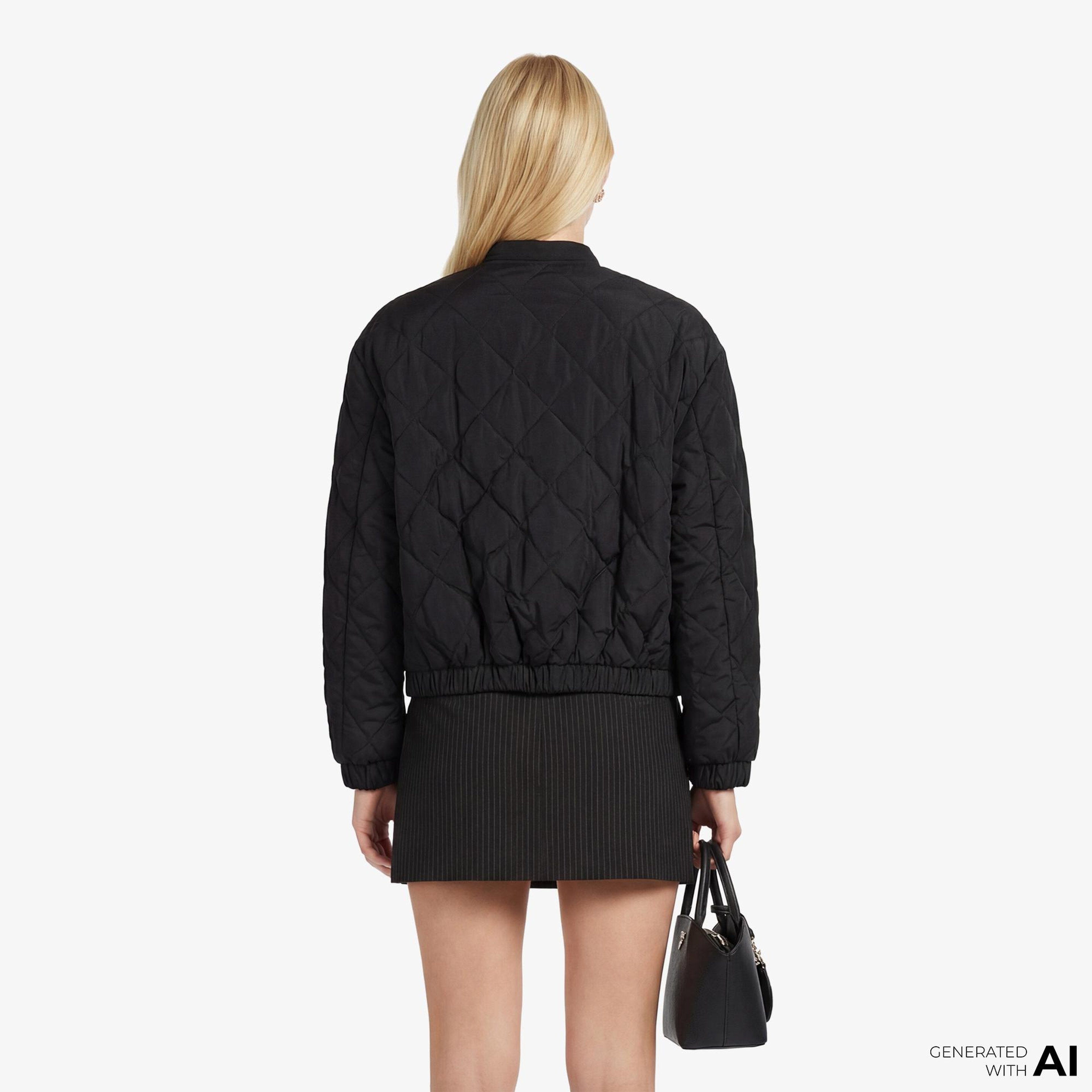 Guess Cecilia Aktif Kadın Siyah Mont