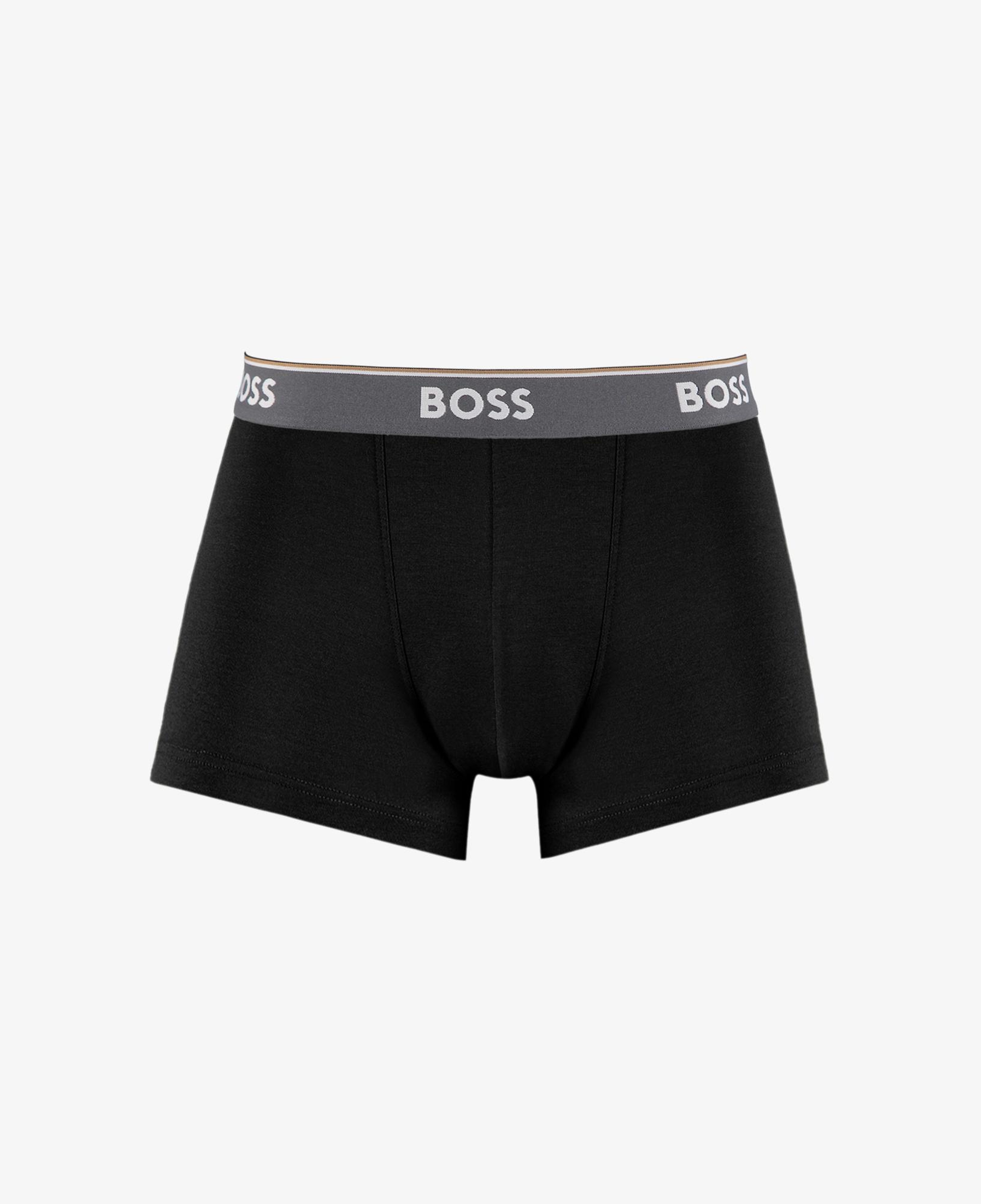 Boss Trunk Power 3'lü Erkek Gri Boxer