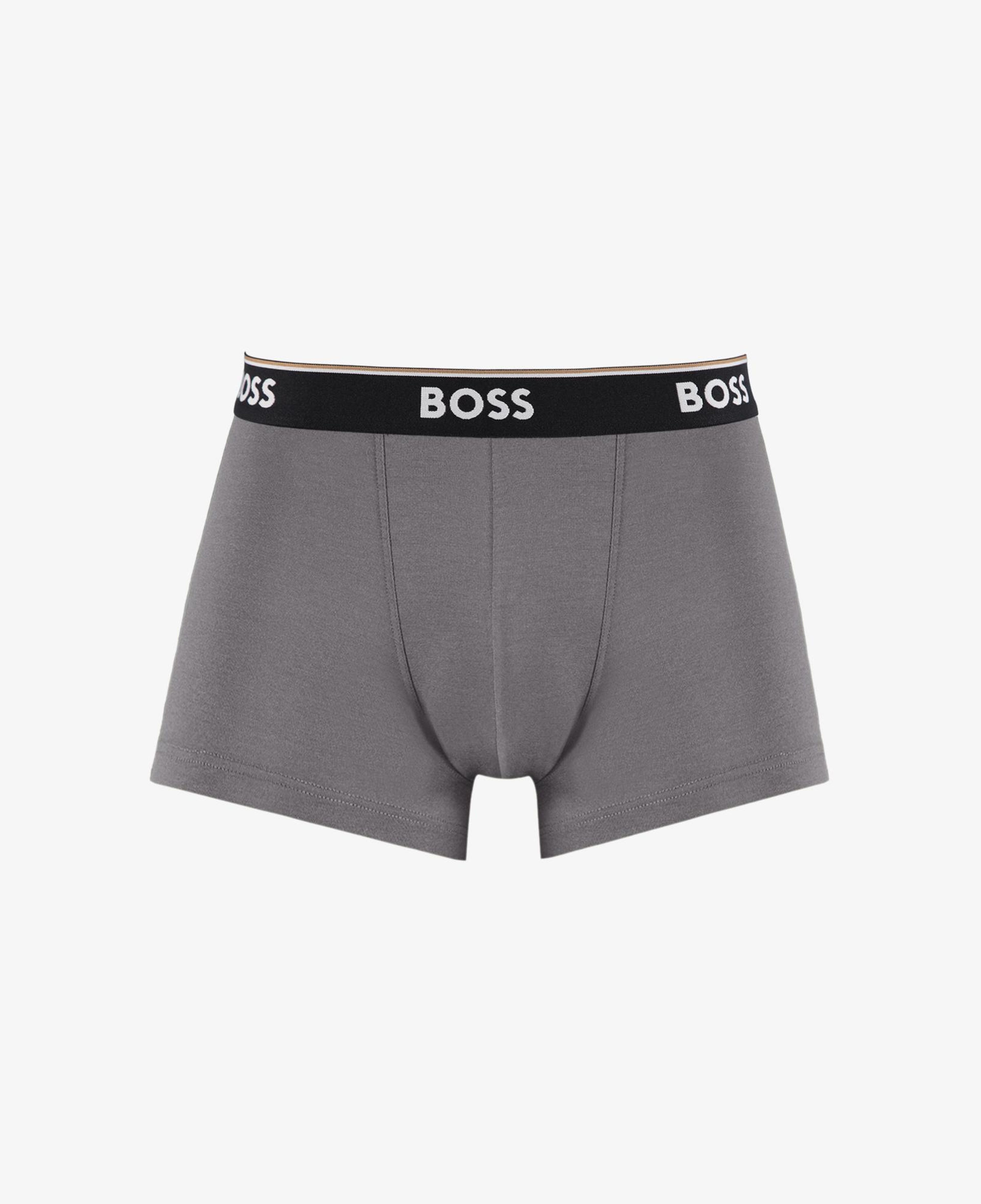 Boss Trunk Power 3'lü Erkek Gri Boxer