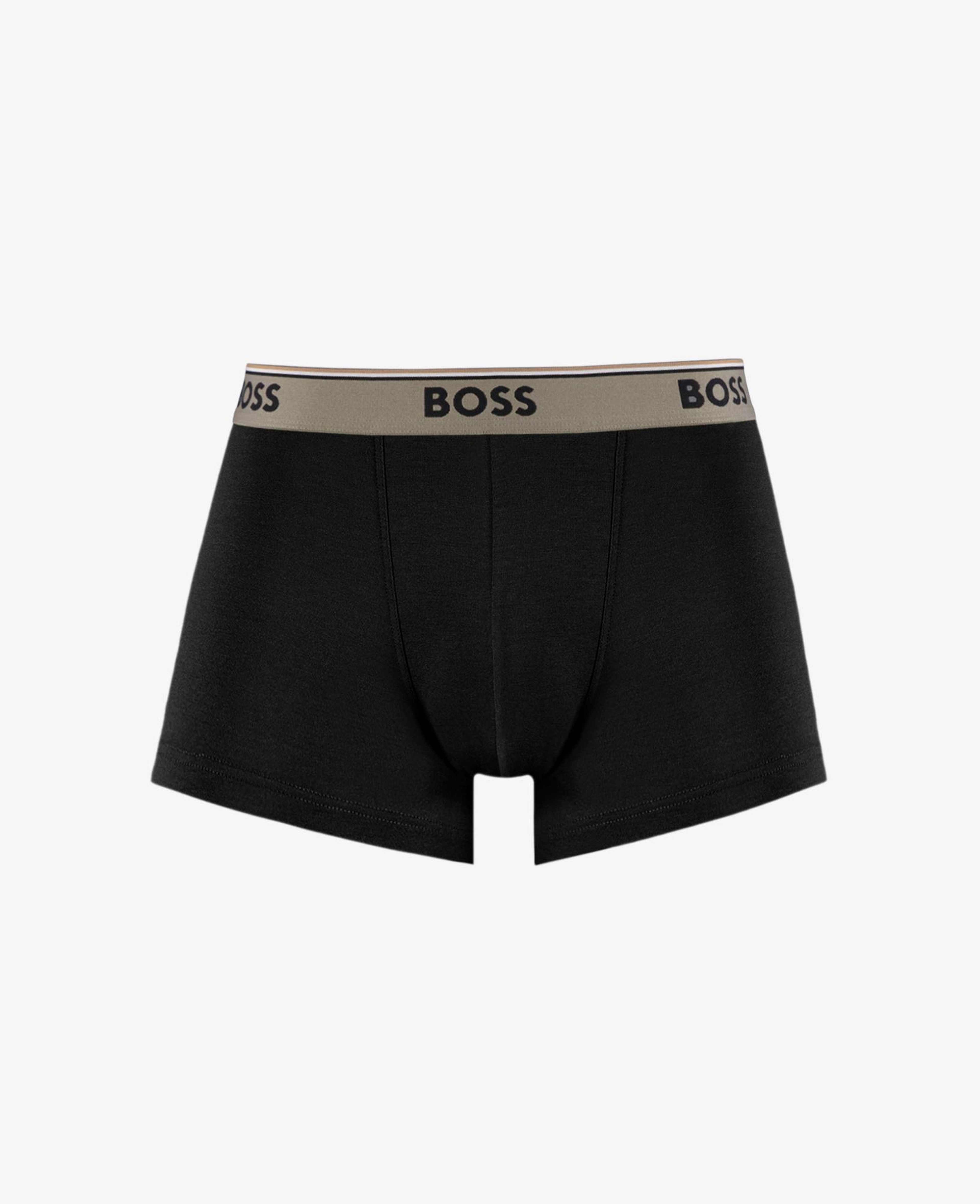 Boss Trunk Power 3'lü Erkek Siyah Boxer
