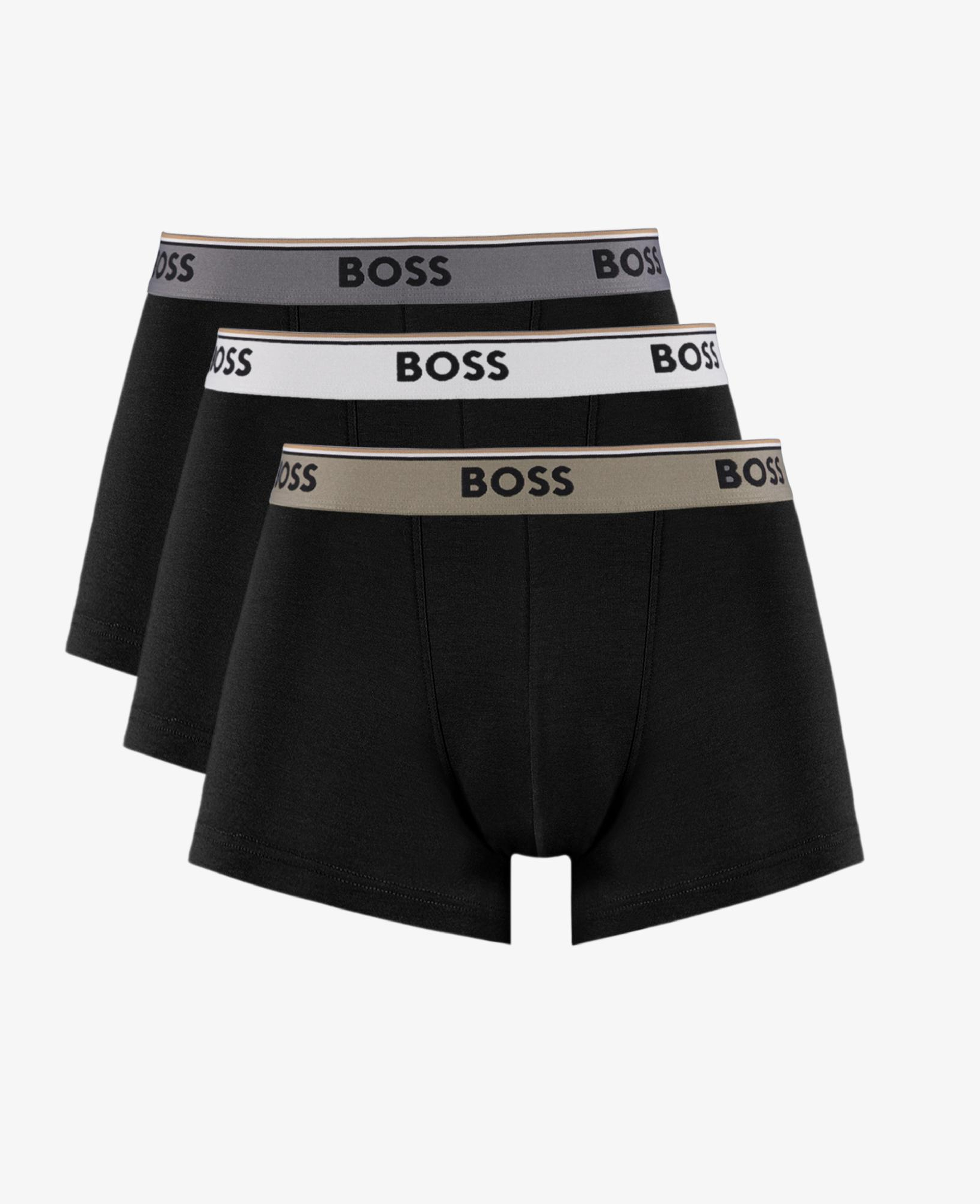 Boss Trunk Power 3'lü Erkek Siyah Boxer