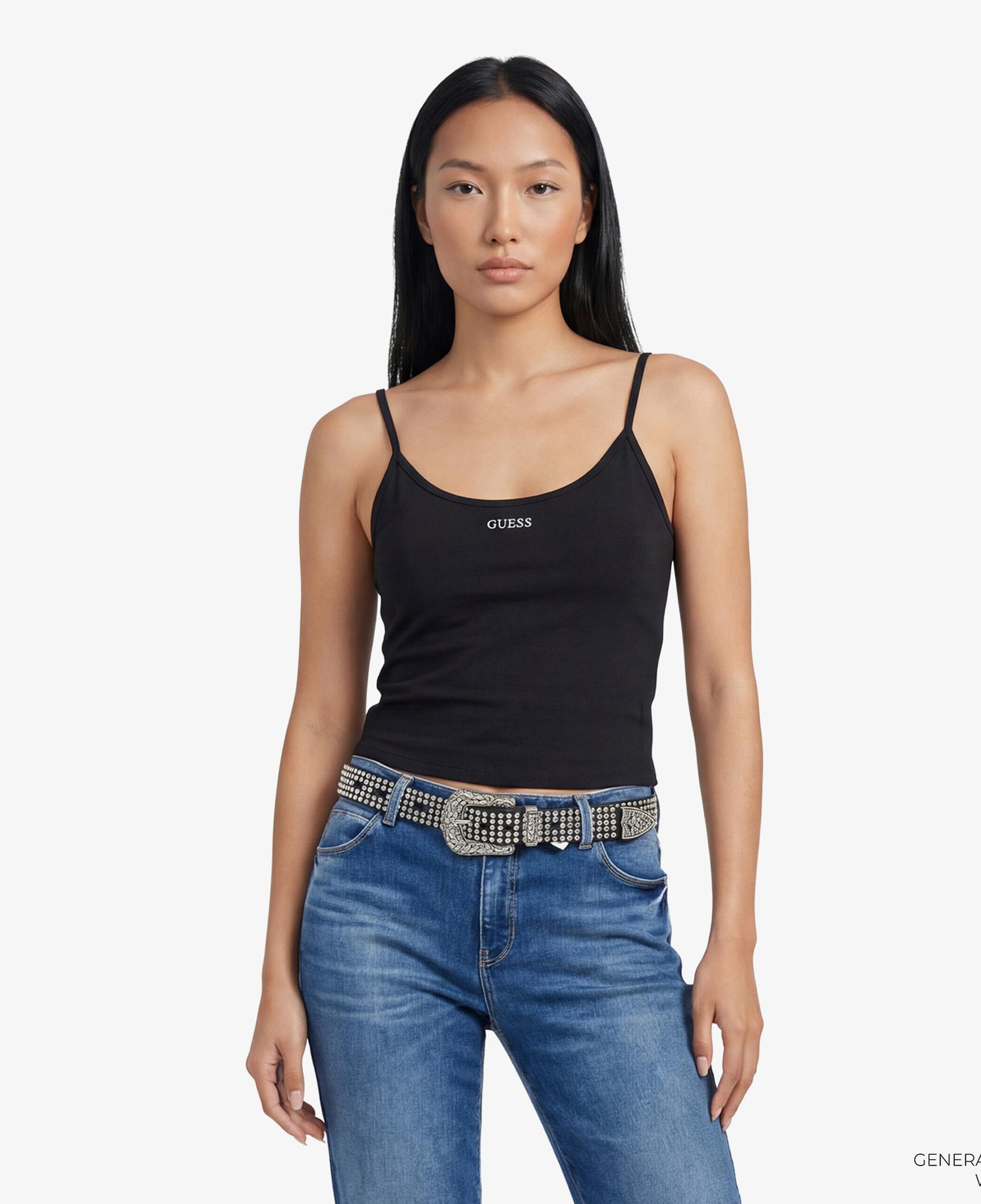 Guess Margot Aktif Kadın Siyah T-Shirt