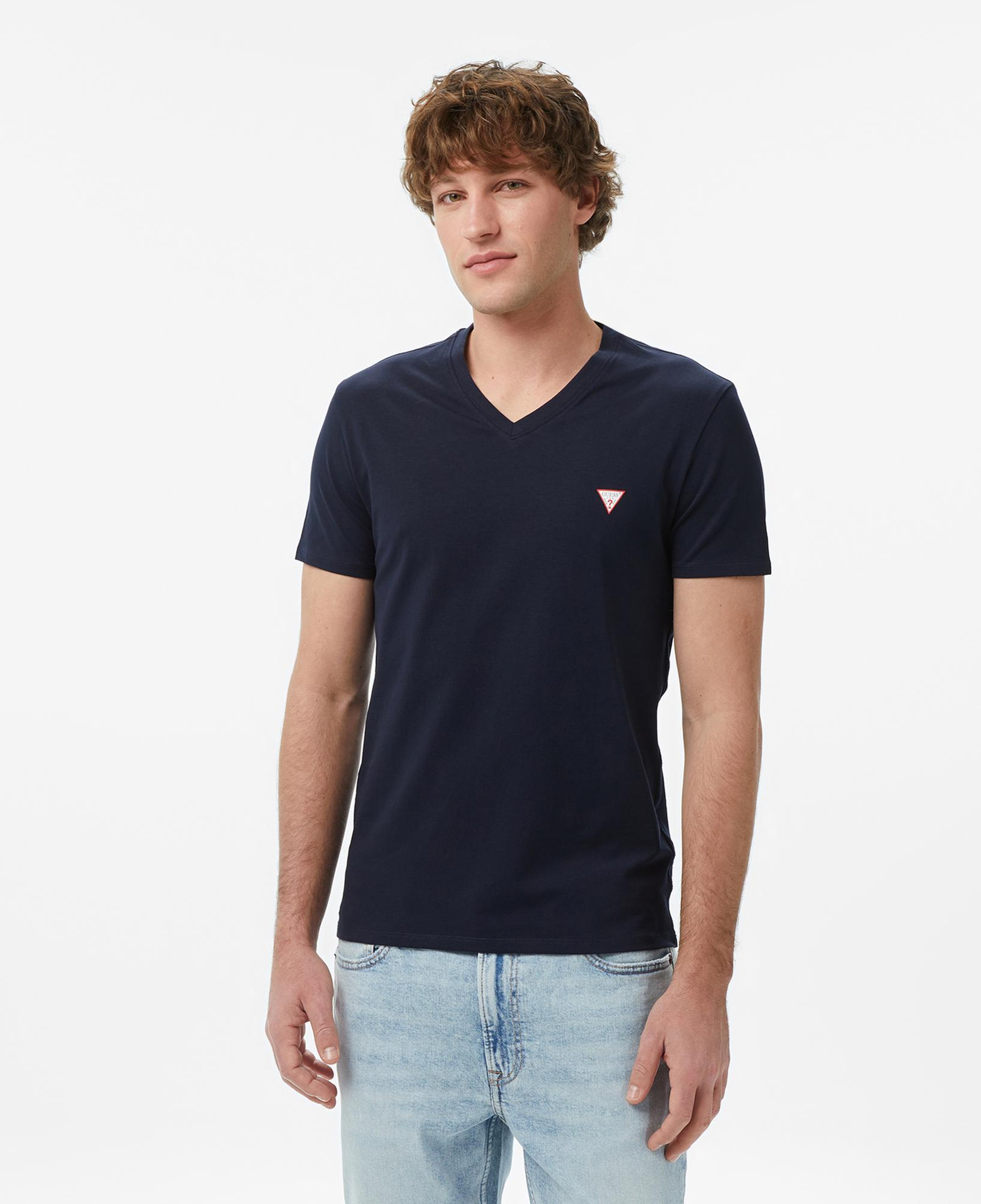 Guess Core Slim Fit Erkek Lacivert T-Shirt