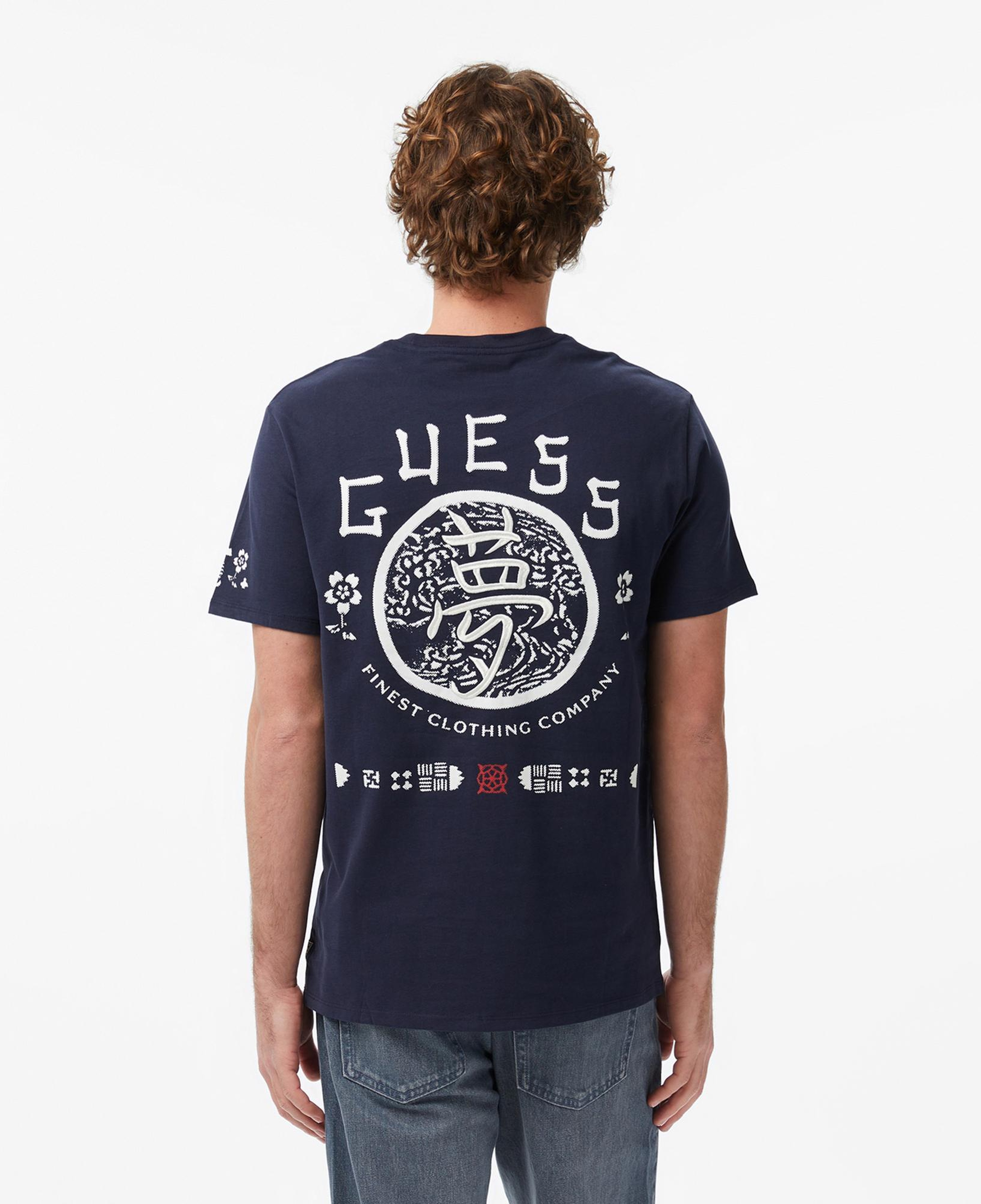 Guess Japanese Regular Fit Erkek Lacivert T-Shirt