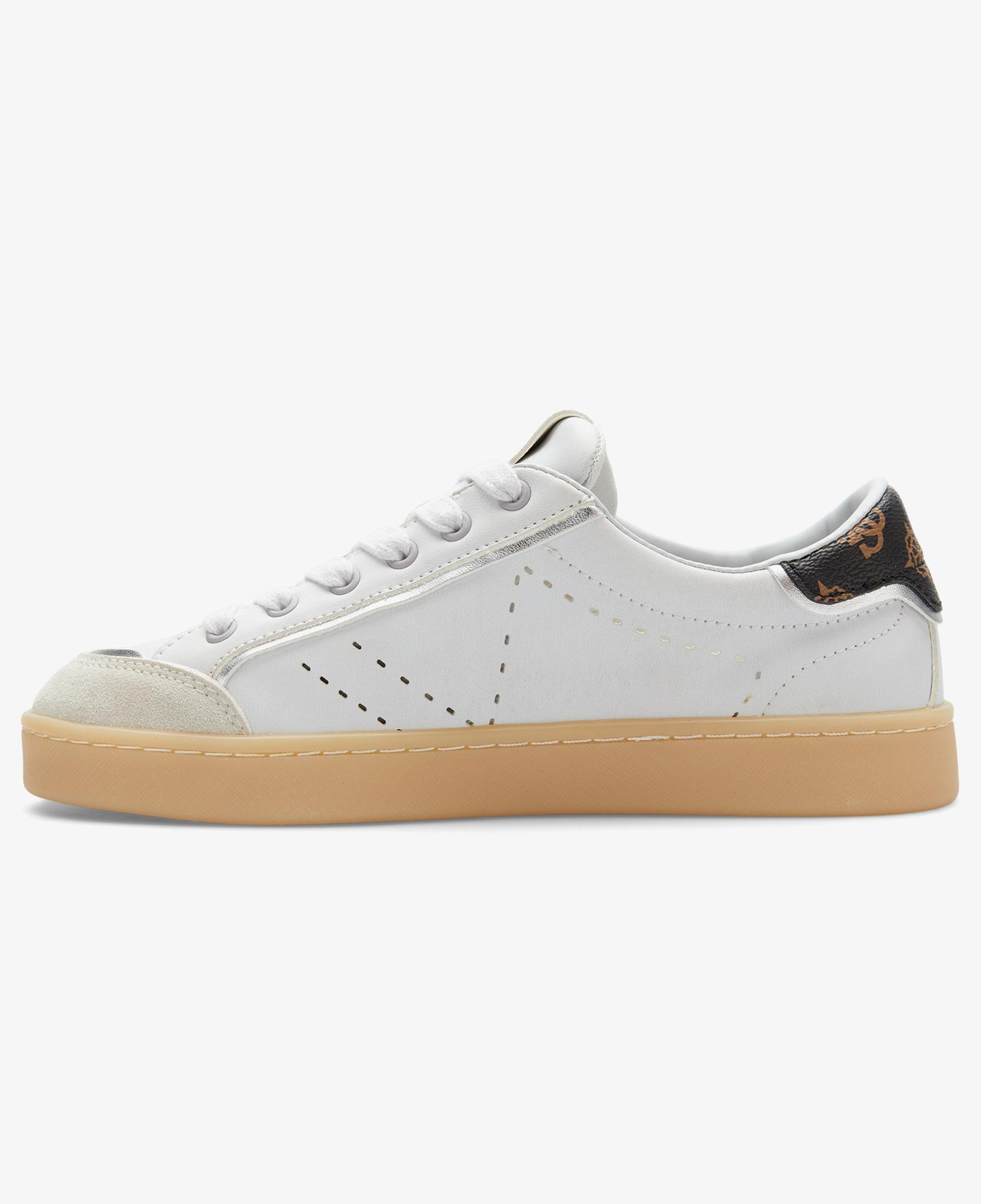 Guess Jhell Deri Kadın Beyaz Sneaker