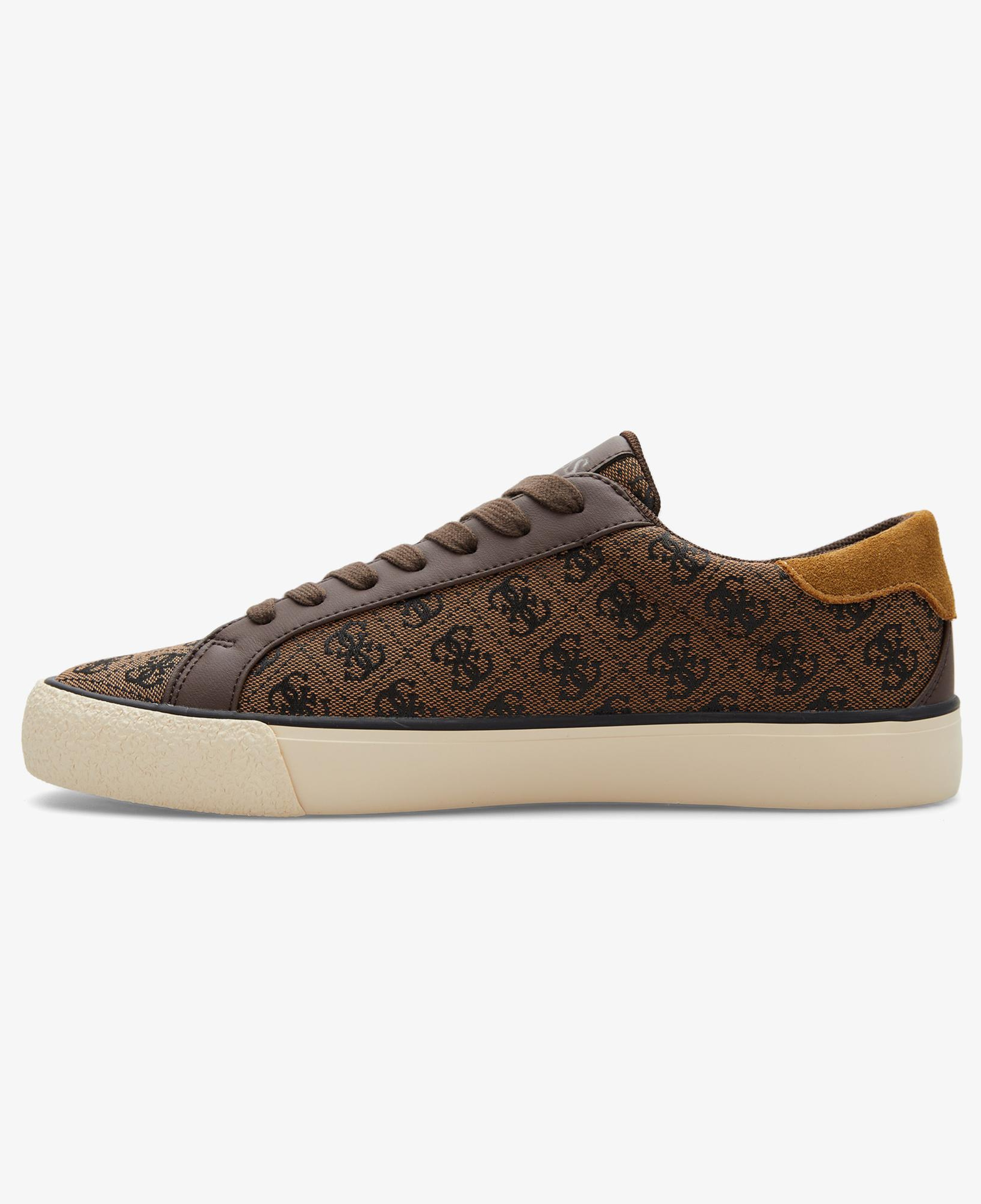 Guess Davor Deri Erkek Kahverengi Sneaker