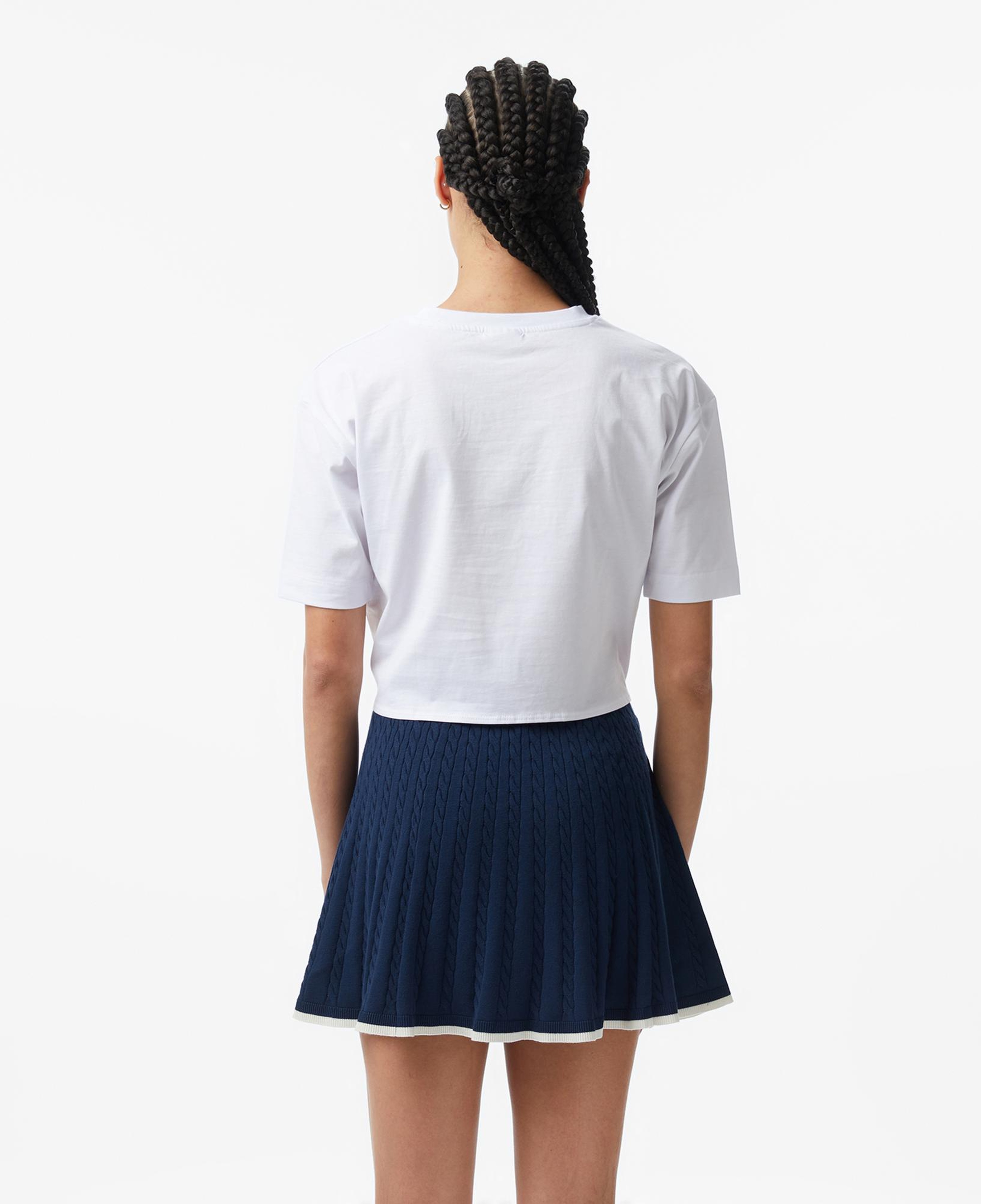 Guess Stream Aktif Boxy Fit Kadın Beyaz T-Shirt